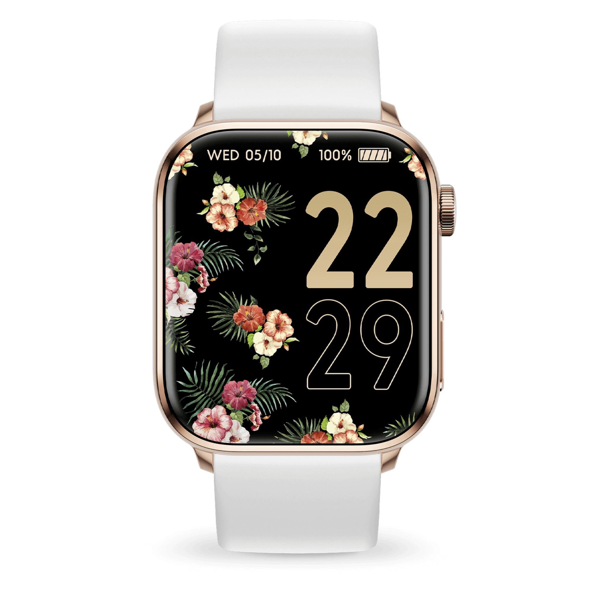 ICE Smart 2.0 Rose Gold White AMOLED Digital Silicone Strap Unisex Watch 022537