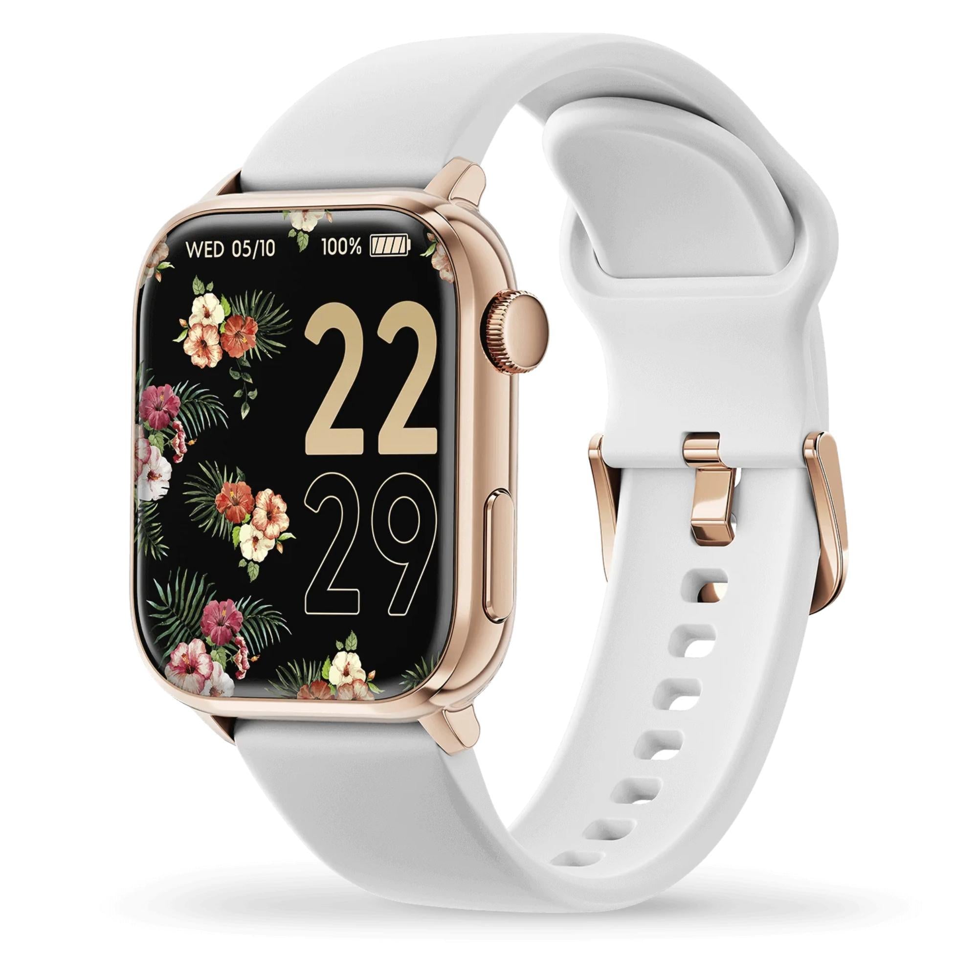 ICE Smart 2.0 Rose Gold White AMOLED Digital Silicone Strap Watch 022537