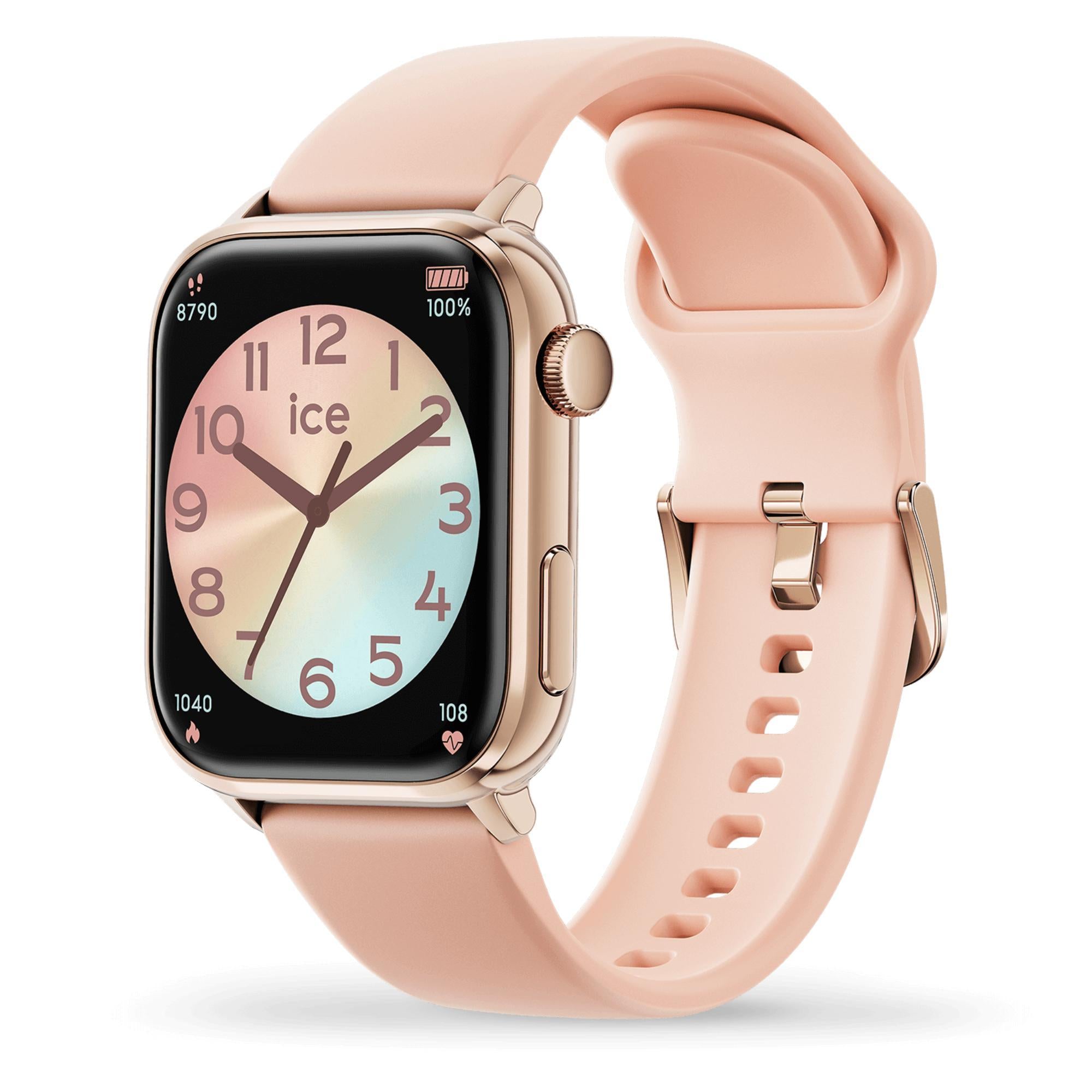 ICE Smart 2.0 Roségold Nude 1.96 AMOLED Digitaluhr 022538