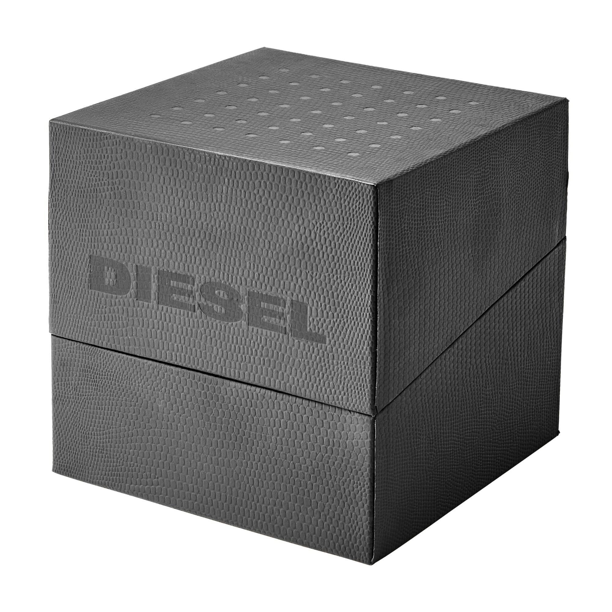 Diesel Mega Chief 51mm Chronograph Black Dial Steel Mens Quartz Watch DZ4581