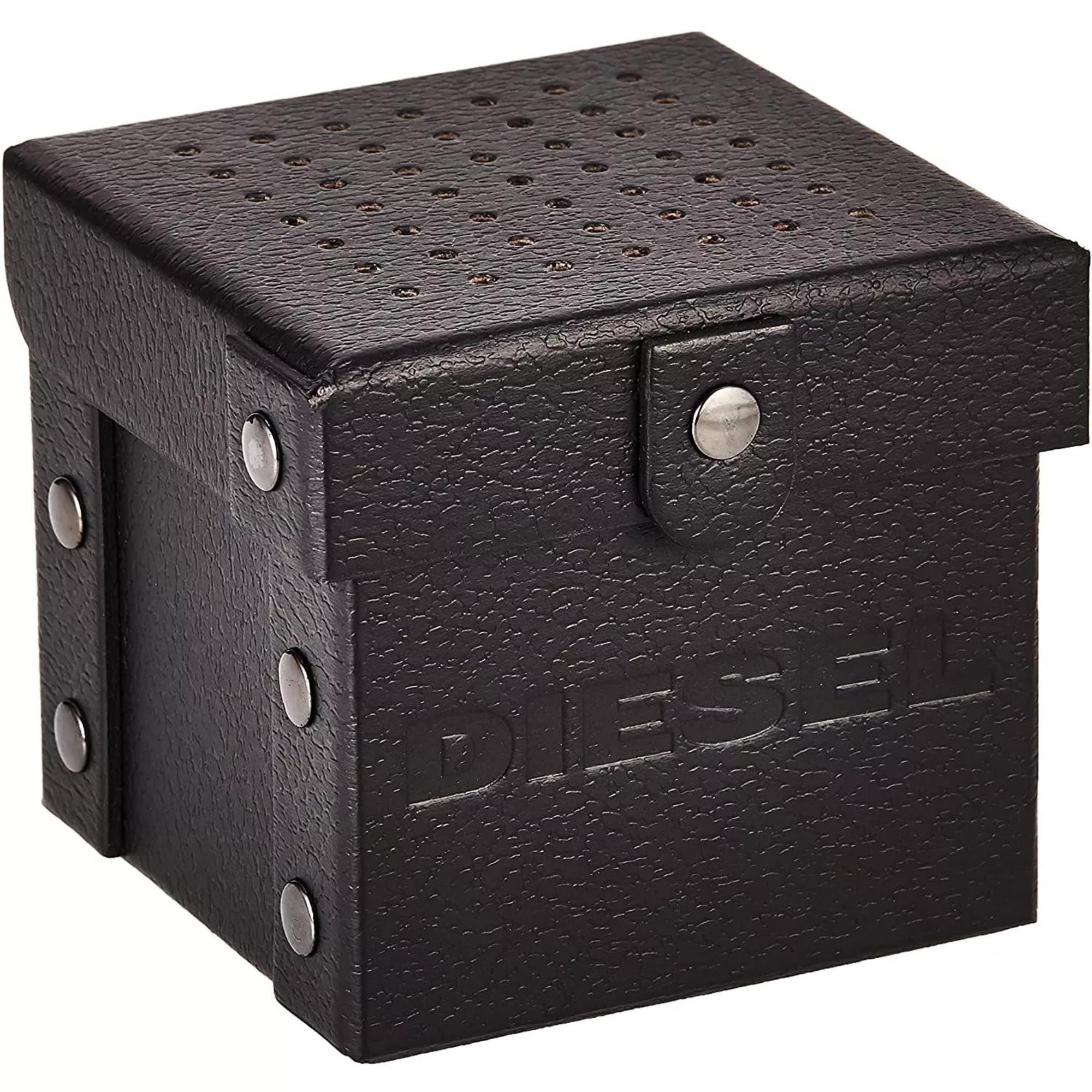 Diesel Mega Chief 51mm Chronograph schwarze Zifferblatt Stahl Herren Quarz Uhr DZ4283