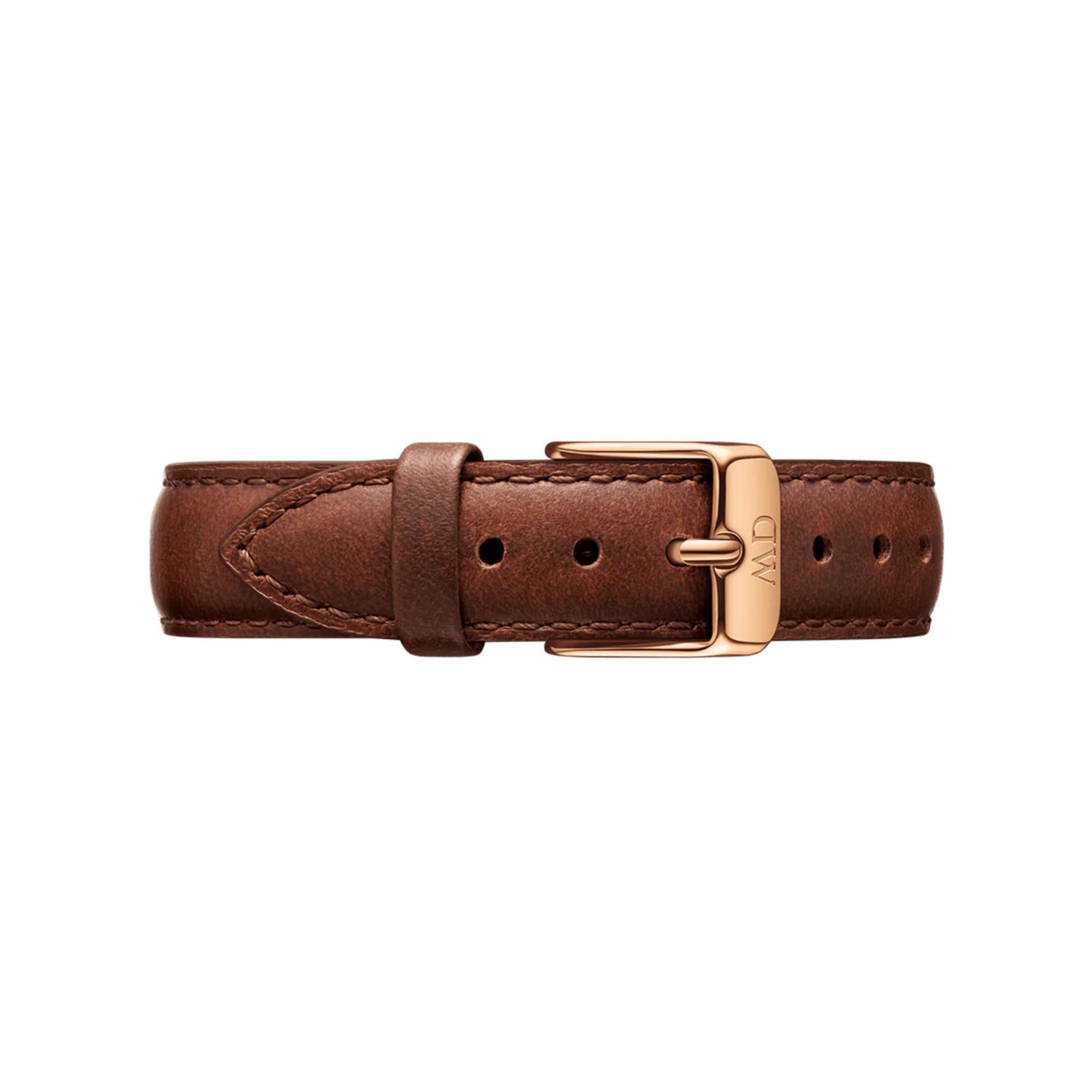 Daniel Wellington Petite 28mm Weißes Zifferblatt Leder Damen Quarz Uhr DW00100231