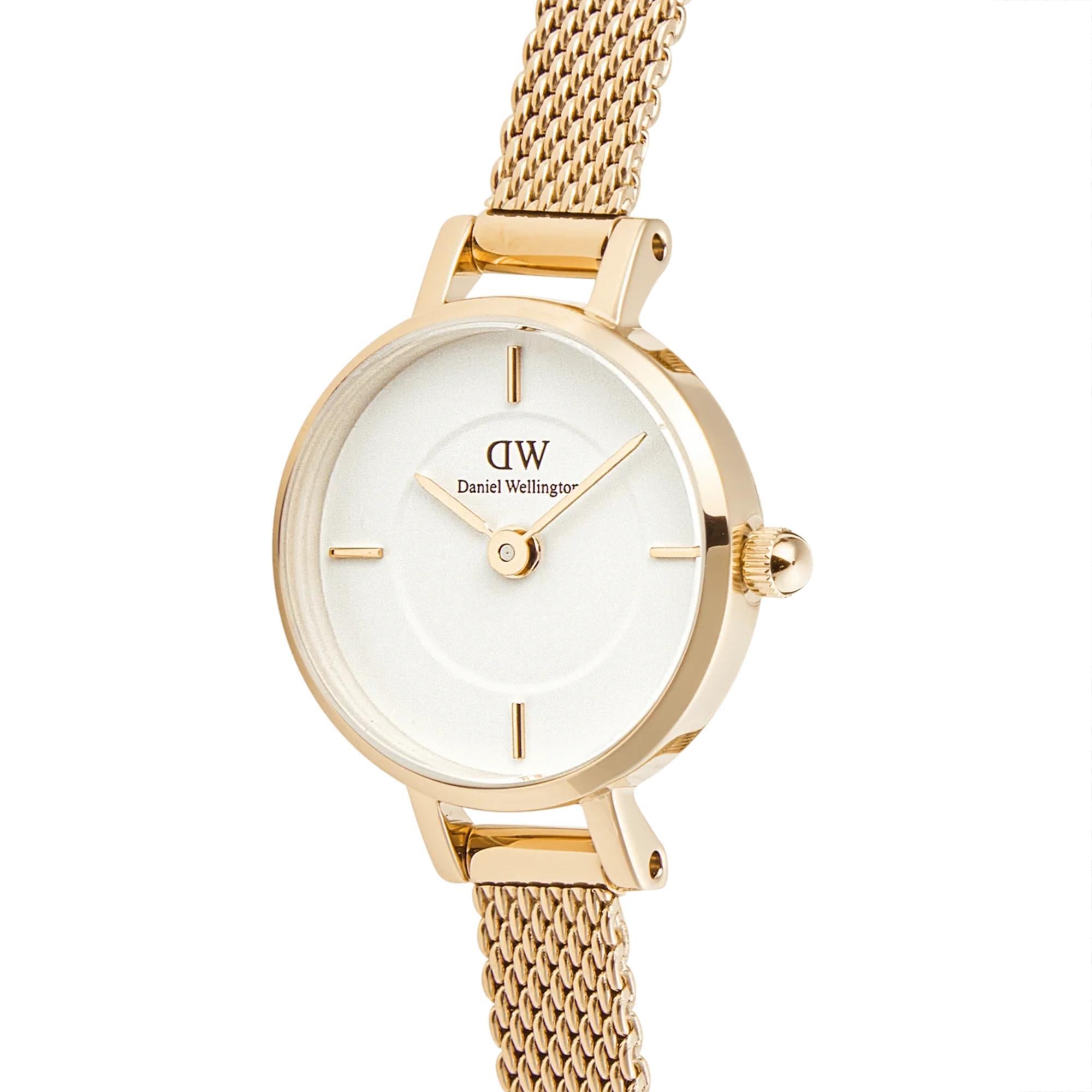 Daniel Wellington Petite 19mm White Dial Steel Ladies Quartz Watch DW00100745