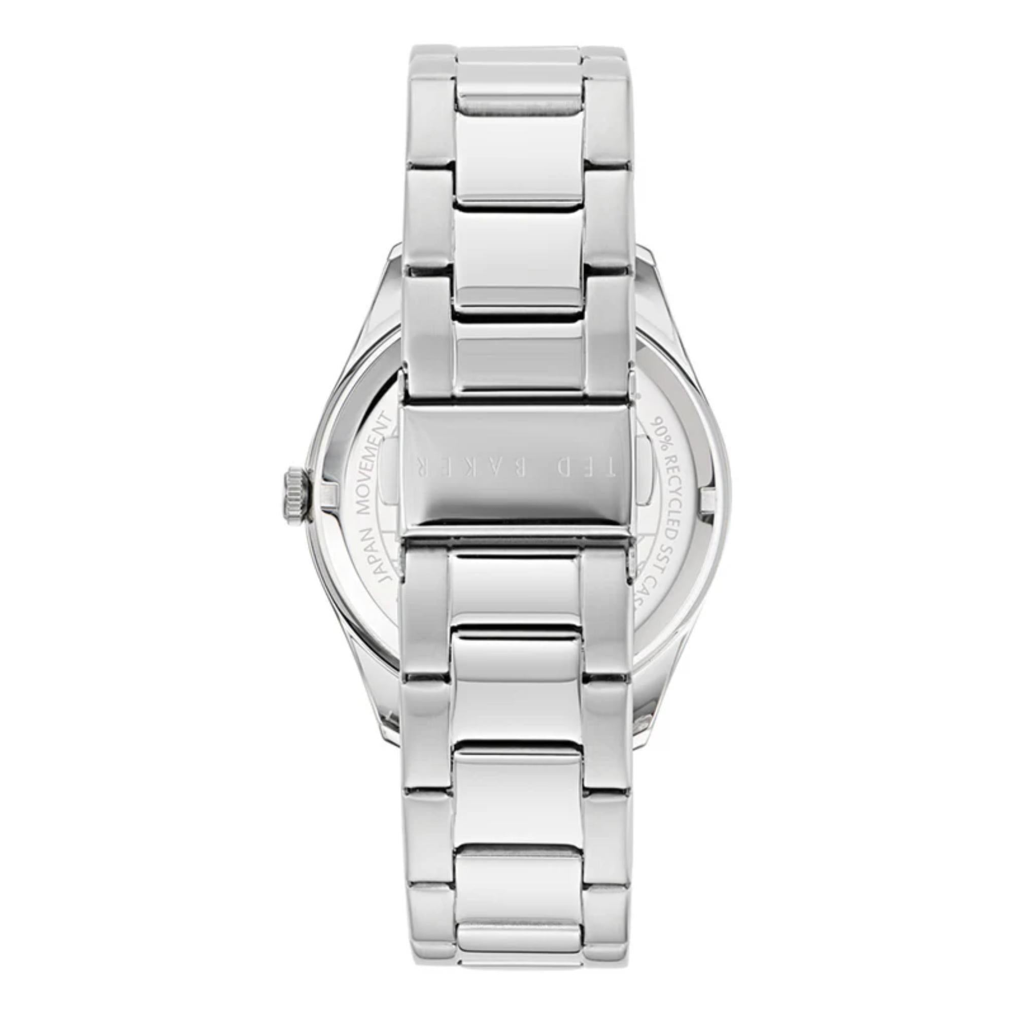 Ted Baker Leytonn Stainless Steel Bracelet Black Dial Men's Watch BKPLTF307
