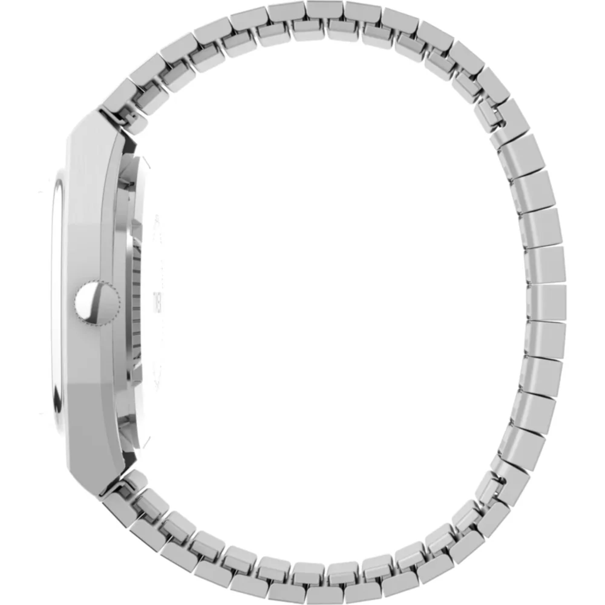 Timex Lab 34mm Silver Dial Steel Mens Automatic Watch TW2W70800