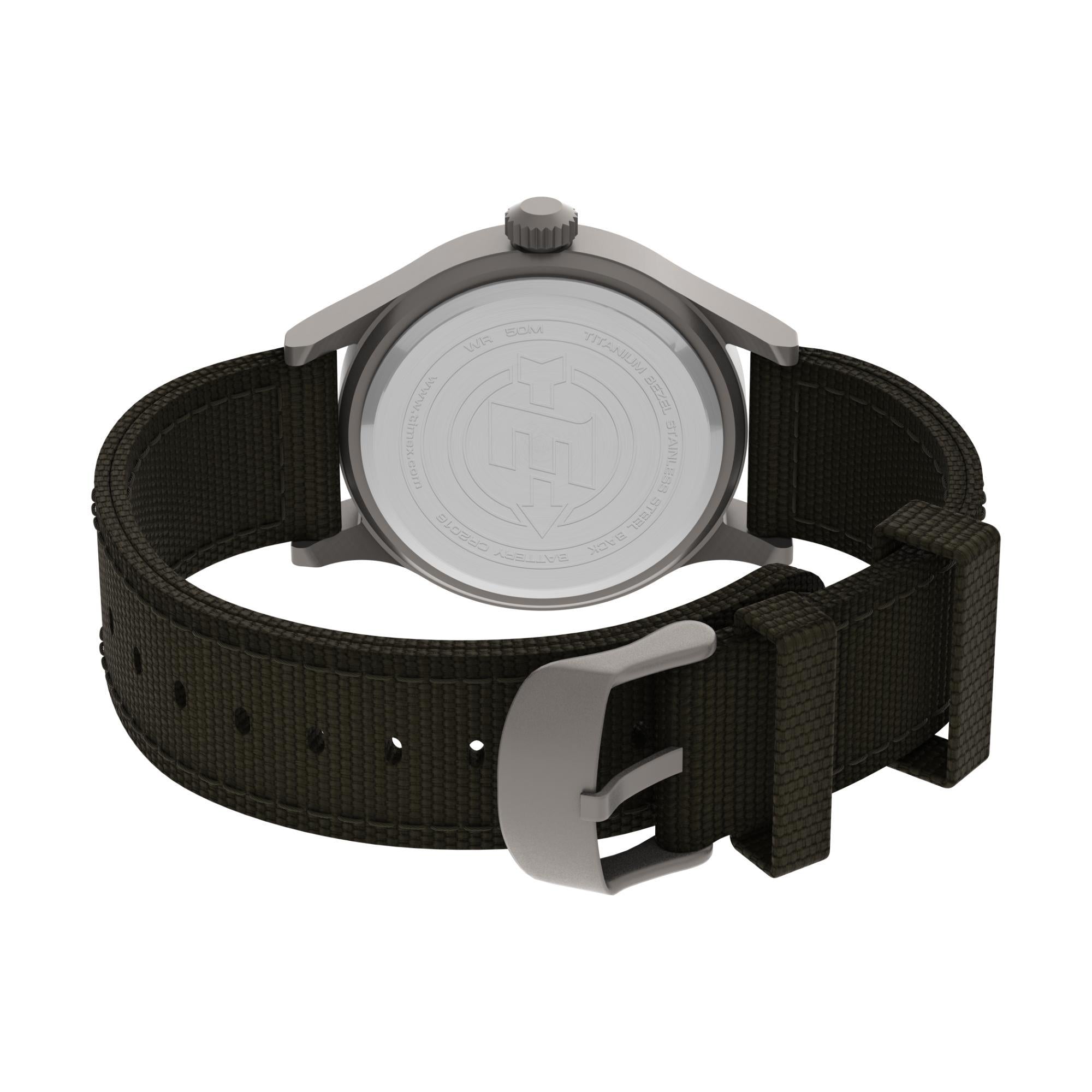Timex Expedition 40mm Green Dial Fabric Mens Quartz Watch T49961