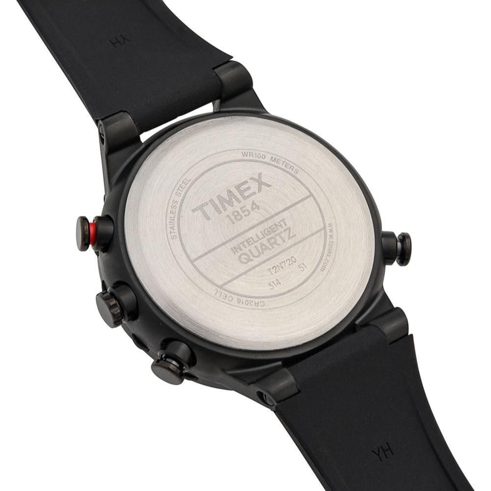 Timex IQ Tide Temp Compass Black Dial Men’s Watch T2N720
