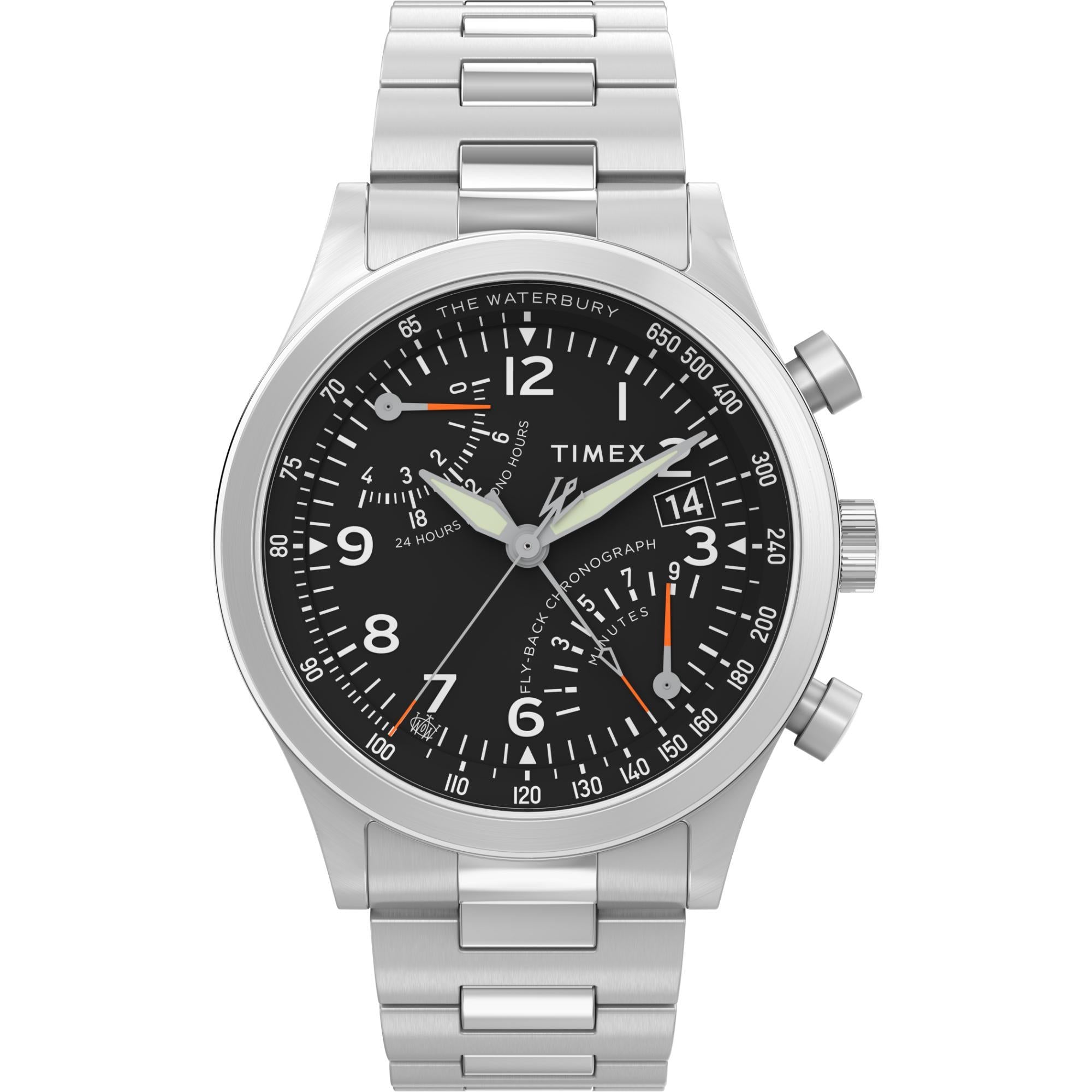 Timex Waterbury Traditional Fly-Back Chronograph Men’s Watch TW2W47800