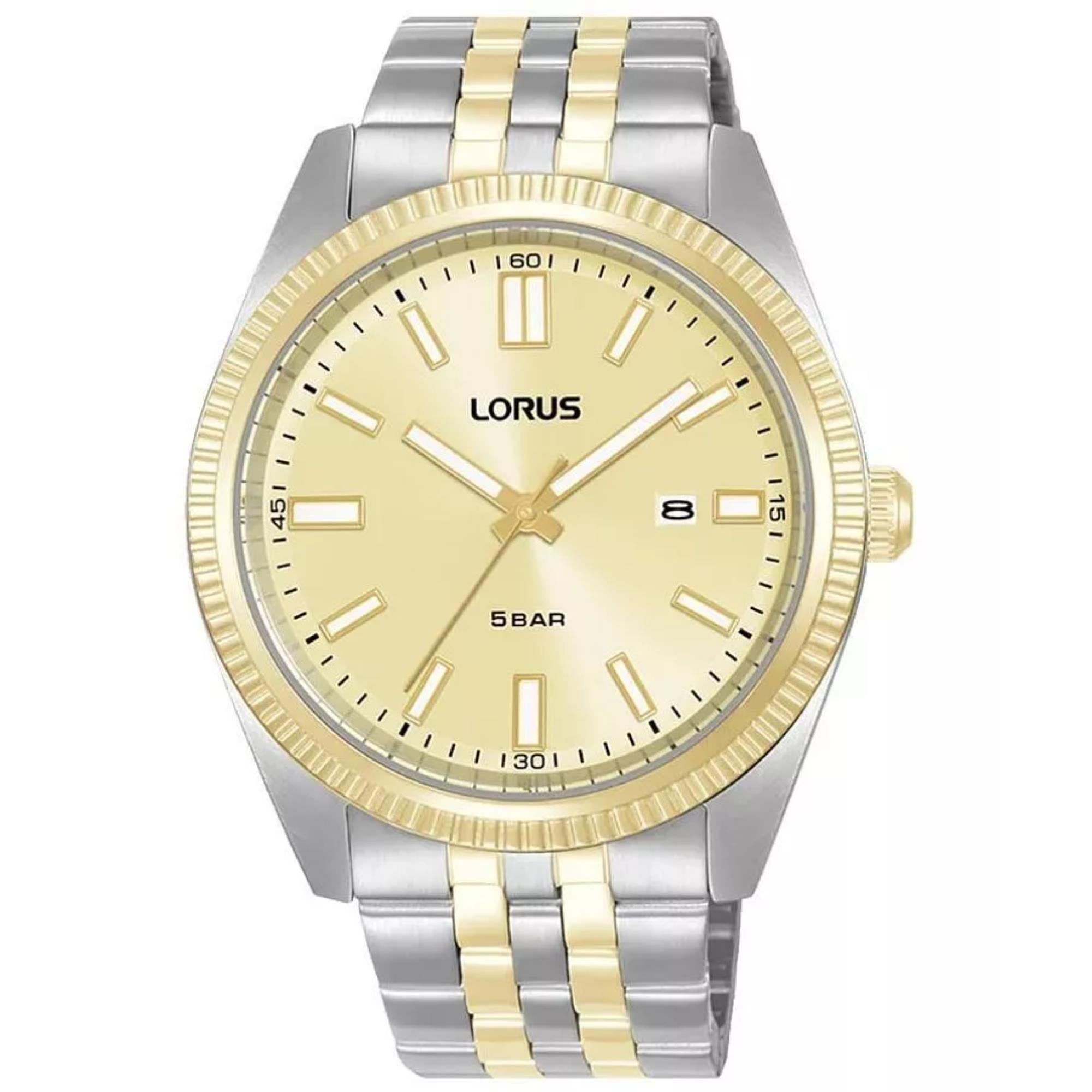 Lorus Classic Quartz Light Champagne Dial Men's Watch RH972QX9
