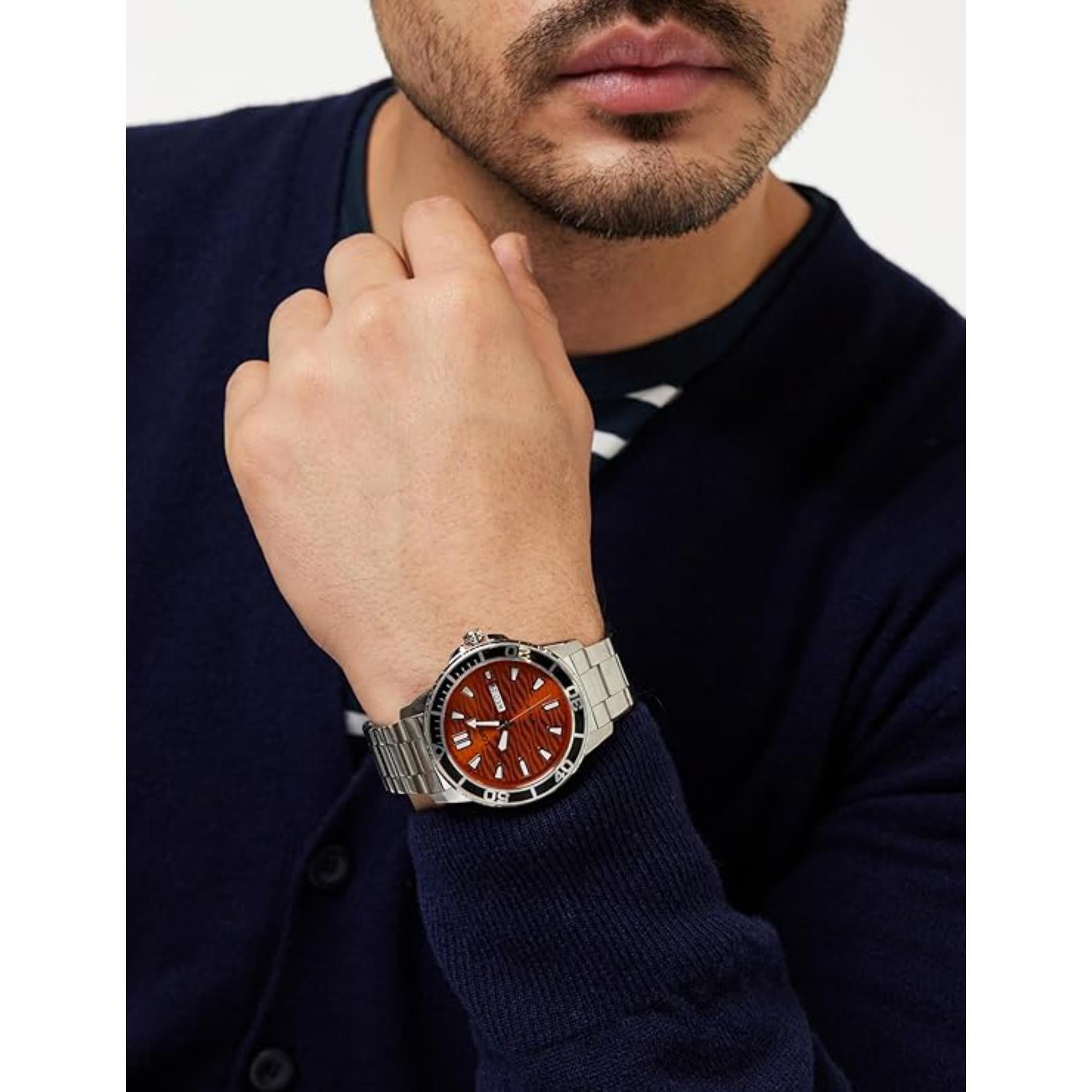 Lorus RH361AX9 Sports Orange Dial Men's Watch