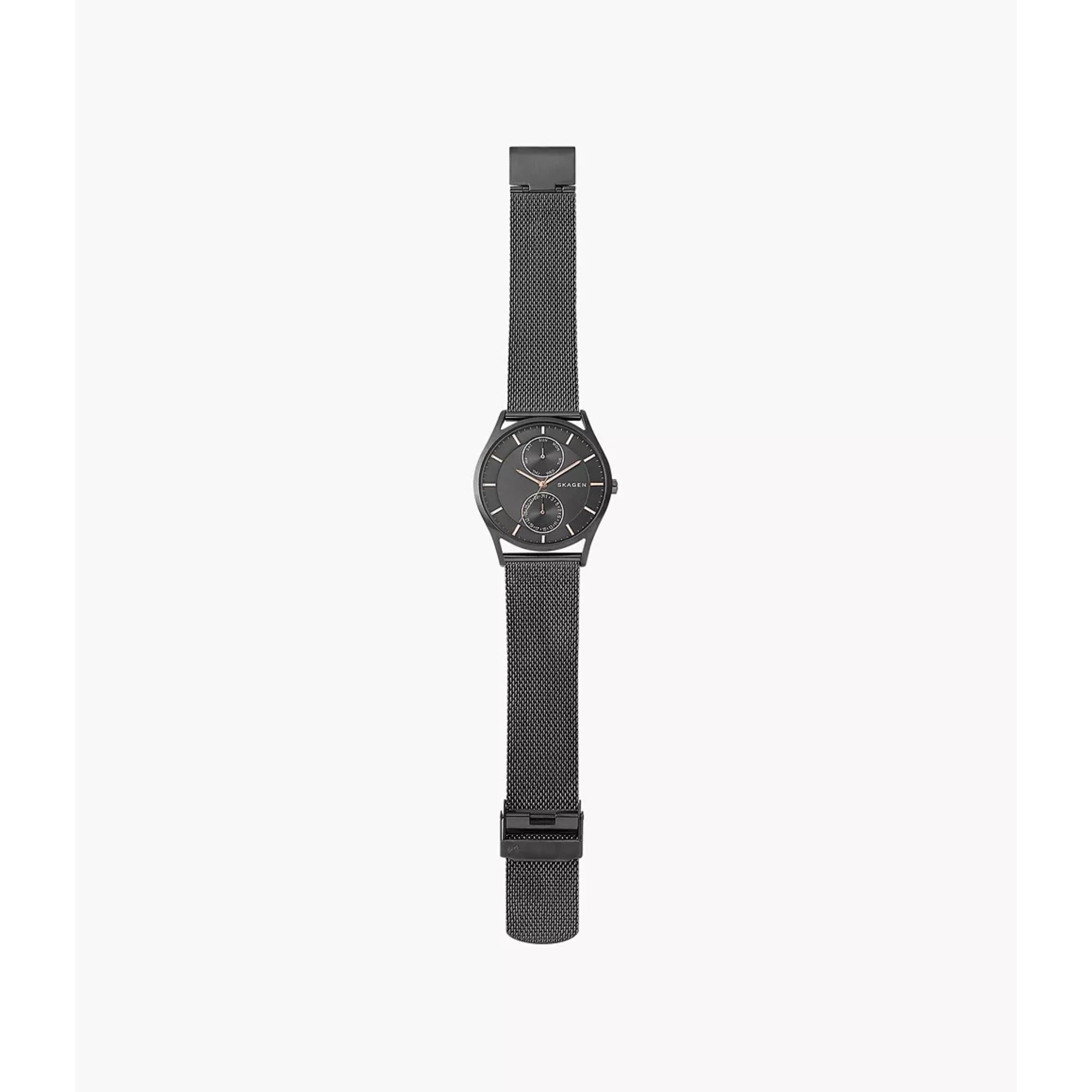 Skagen Holst Multifunktion Anthrazit Zifferblatt Herrenarmbanduhr SKW6180