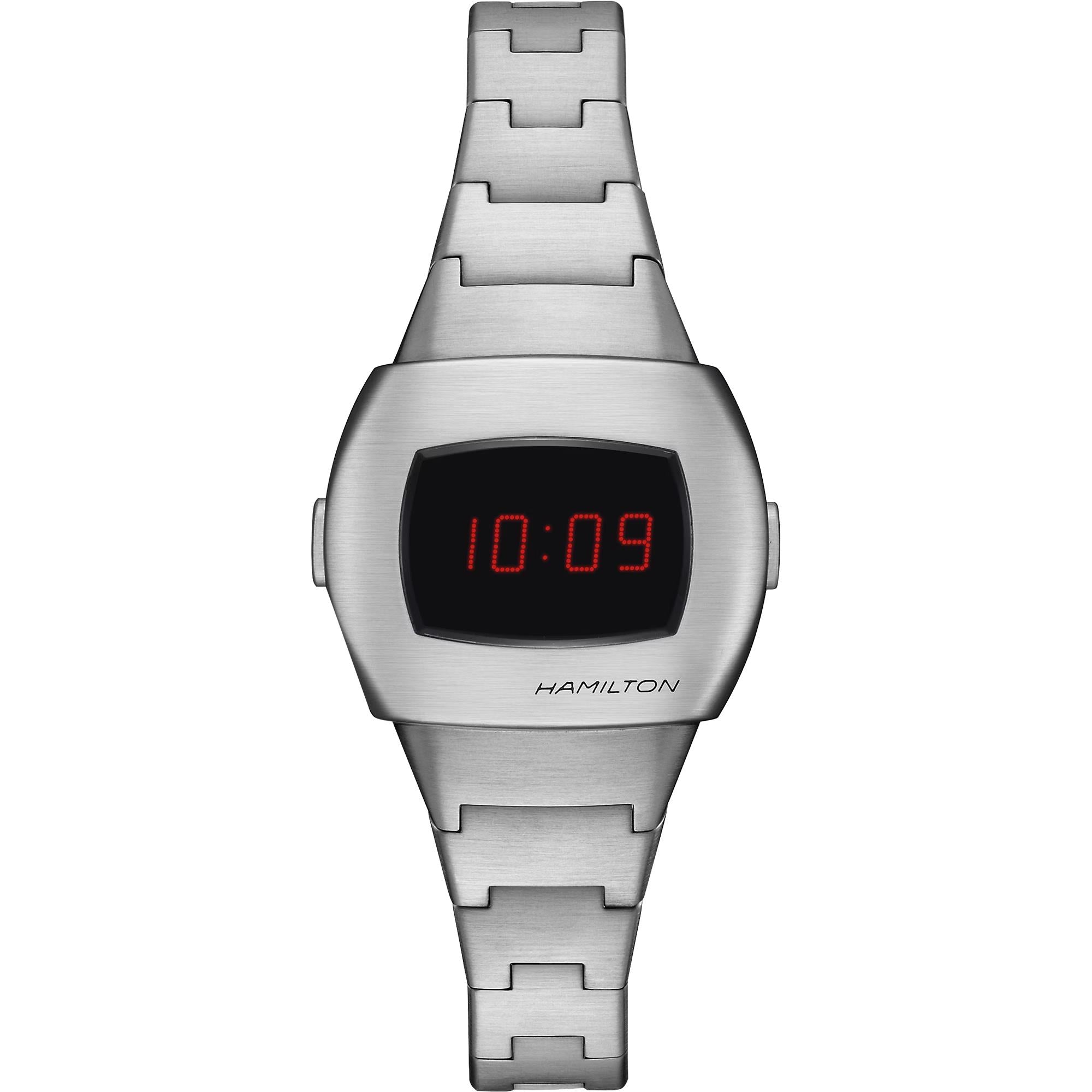 Hamilton American Classic 31mm PSR 74 Digital Steel Watch H52304130