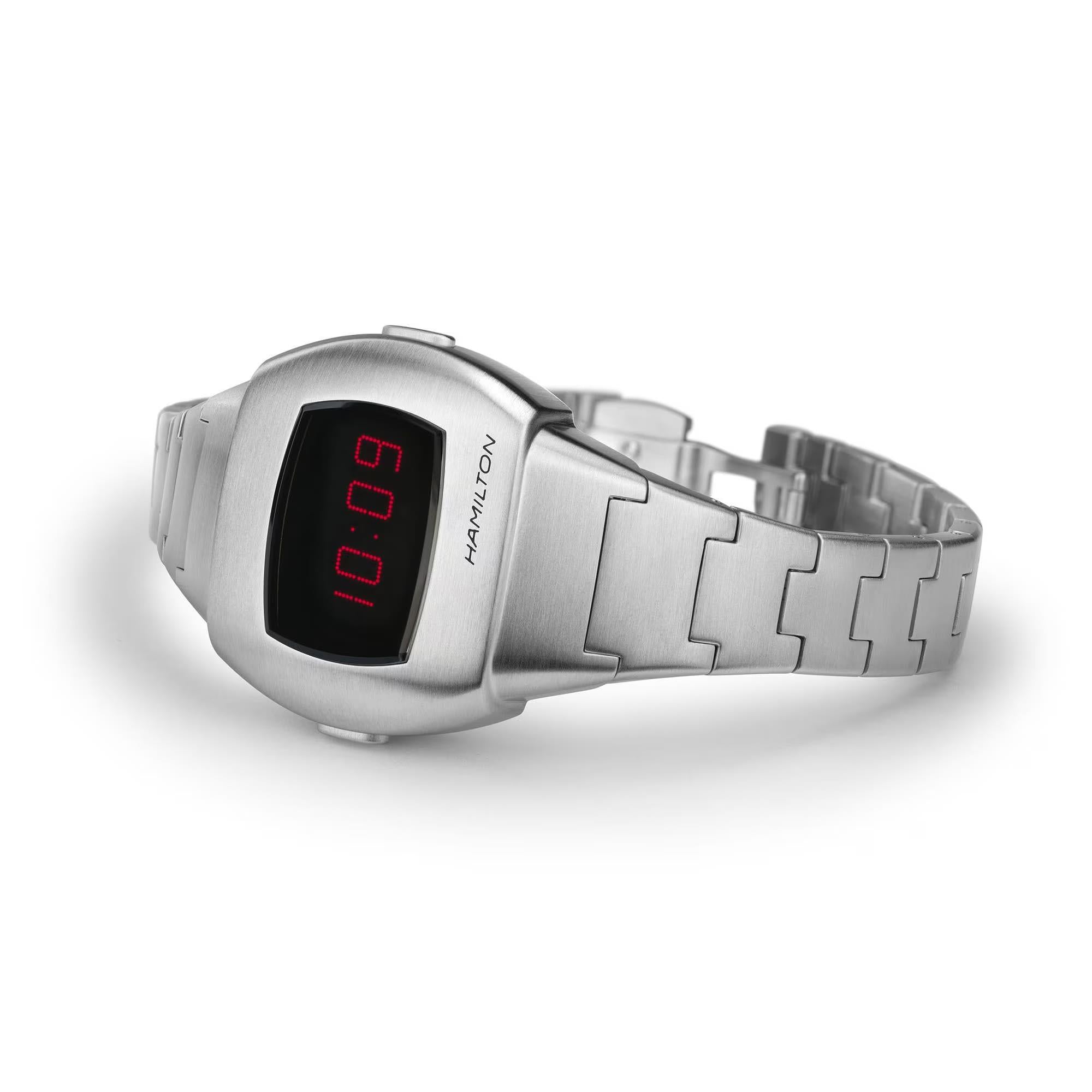 Hamilton American Classic 31mm PSR 74 Digital Steel Watch H52304130