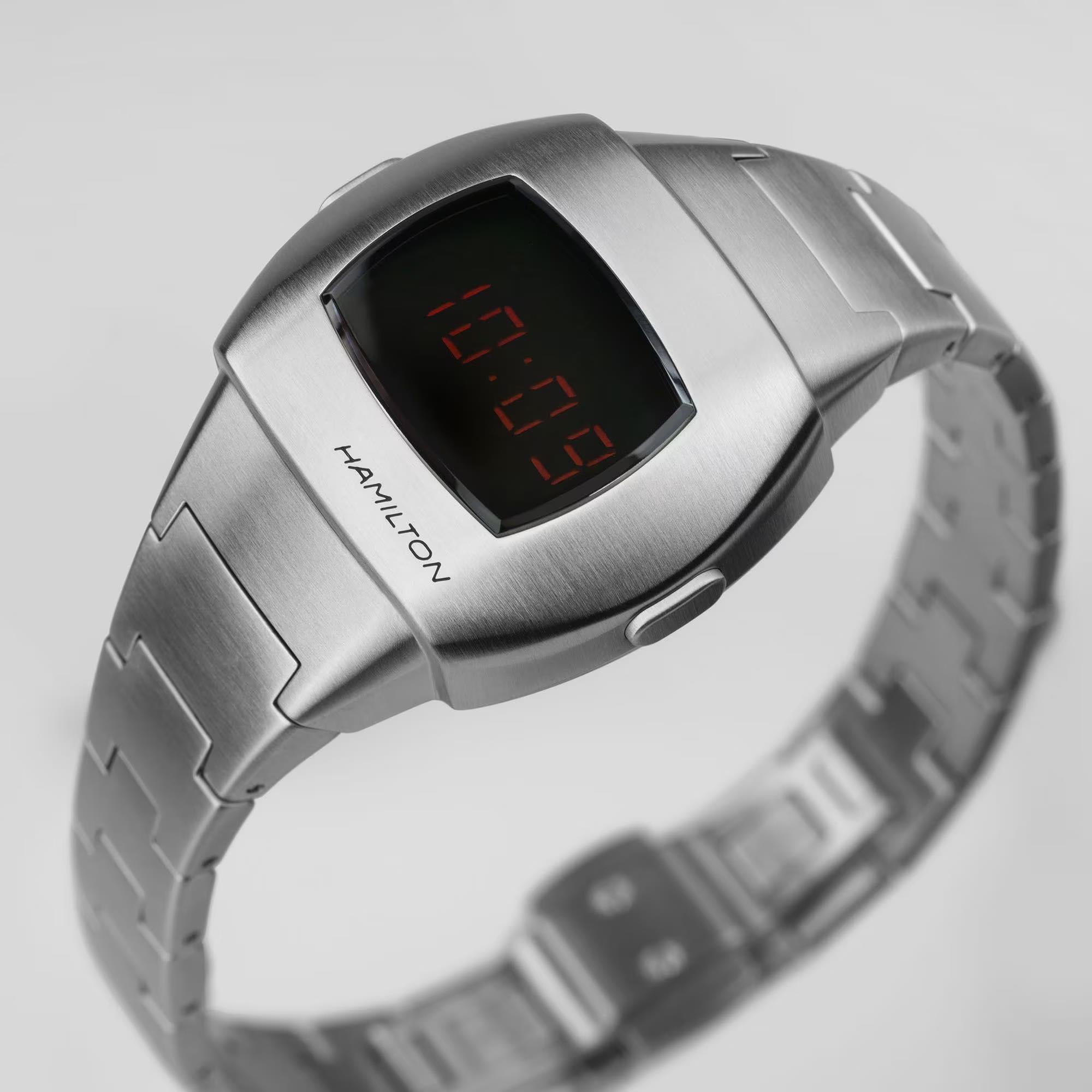 Hamilton American Classic 31mm PSR 74 Digital Steel Watch H52304130