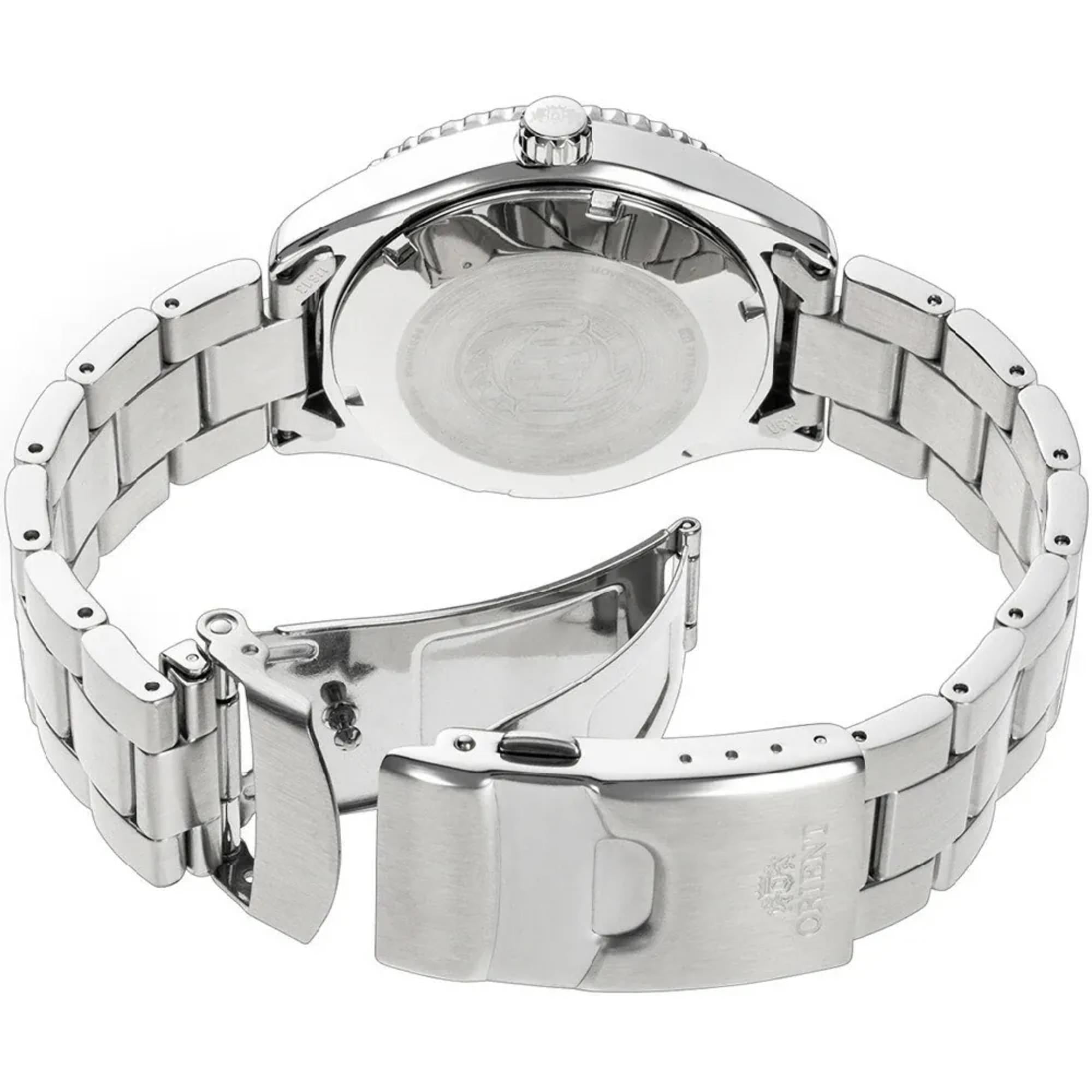 Orient Mako 40mm Blue Dial Steel Mens Automatic Watch RA-AC0Q02L30B