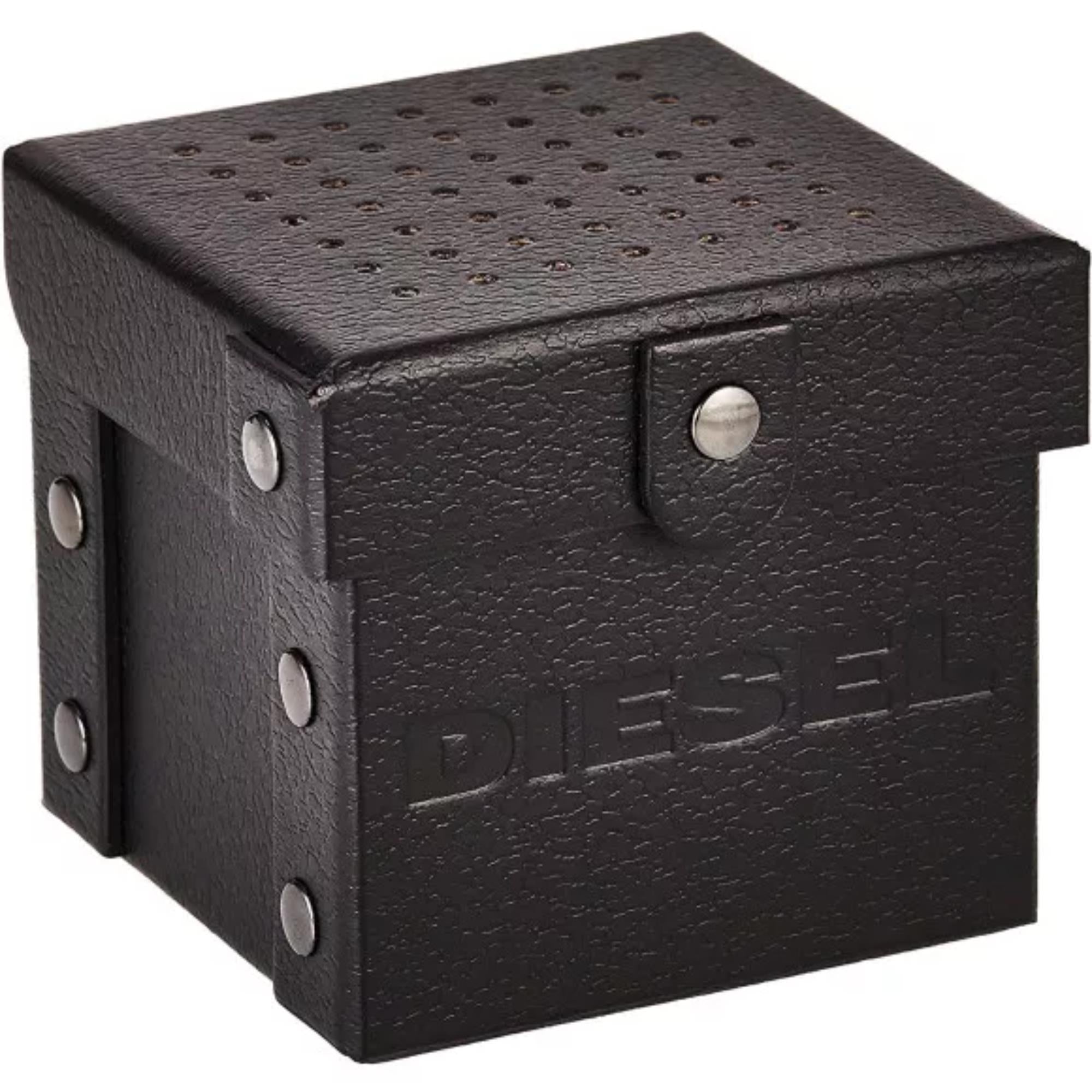Diesel Rasp 46mm Black Dial Silicone Mens Quartz Watch DZ1807