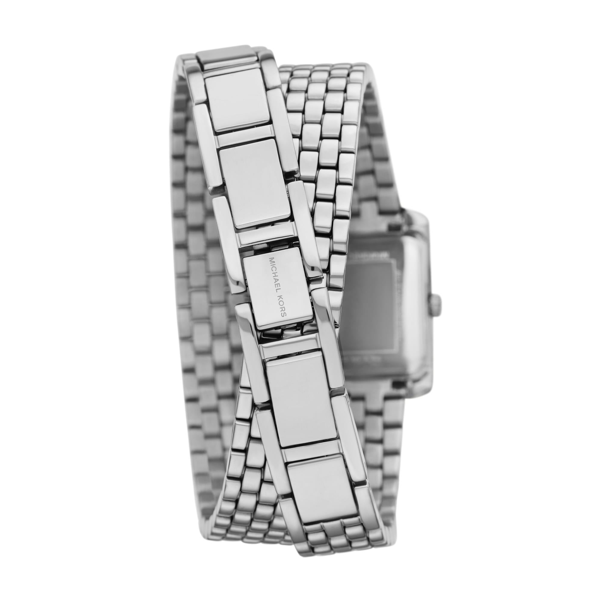 Michael Kors Emery Quartz Silver Dial Steel Strap Women’s Watch MK4834