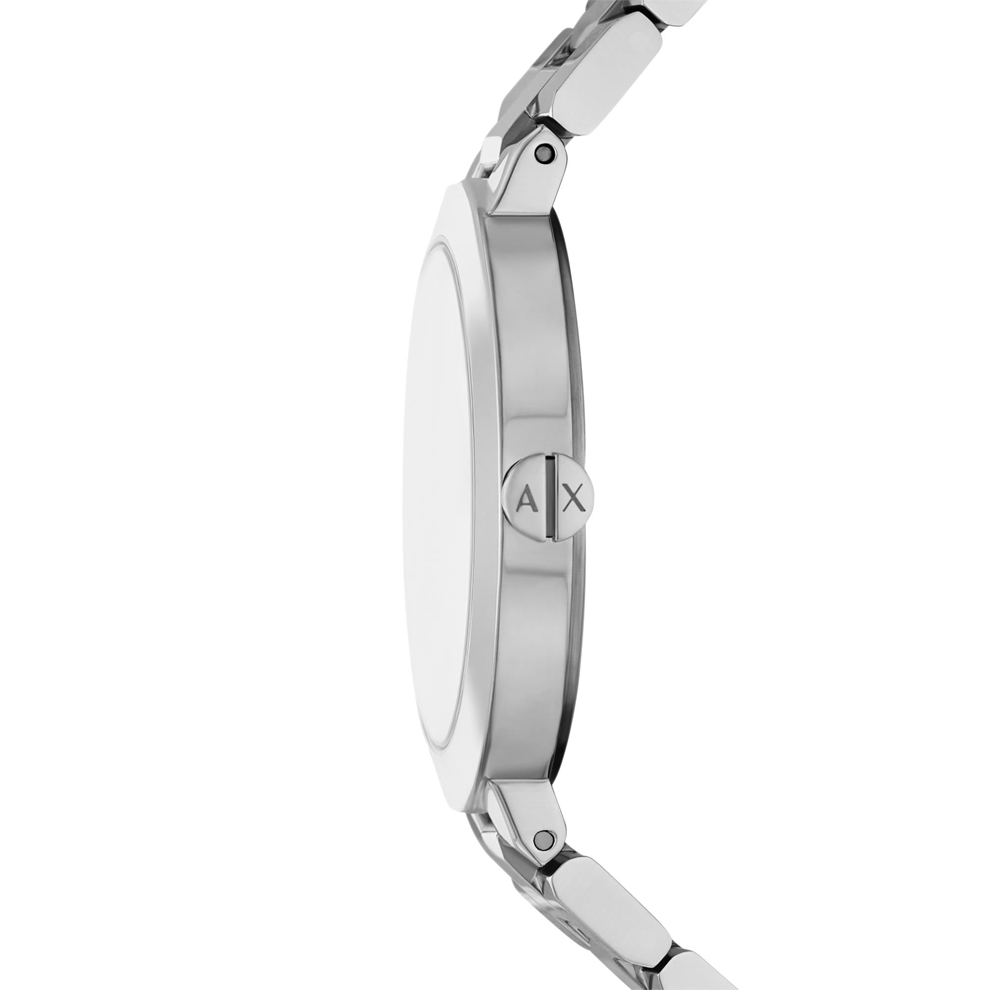 Armani Exchange Jackie 36mm Silver Dial Steel Ladies Quartz Watch AX5170