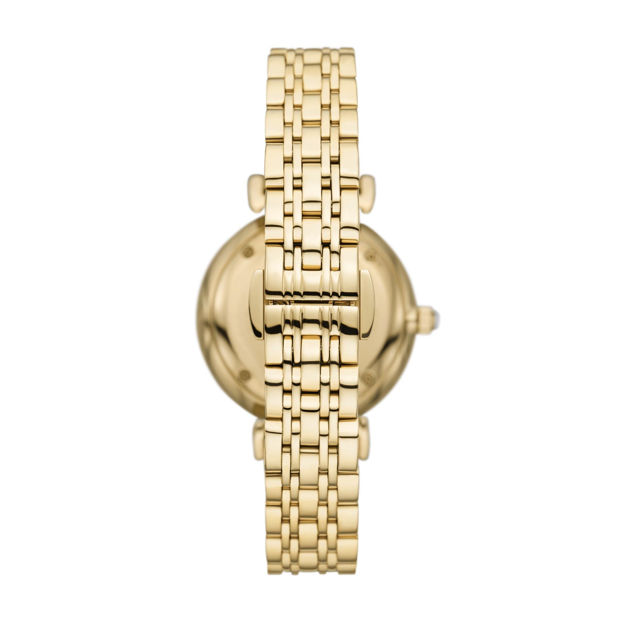 Emporio Armani Gianni T-BAR 32mm Cream Dial Ladies Quartz Watch AR11608
