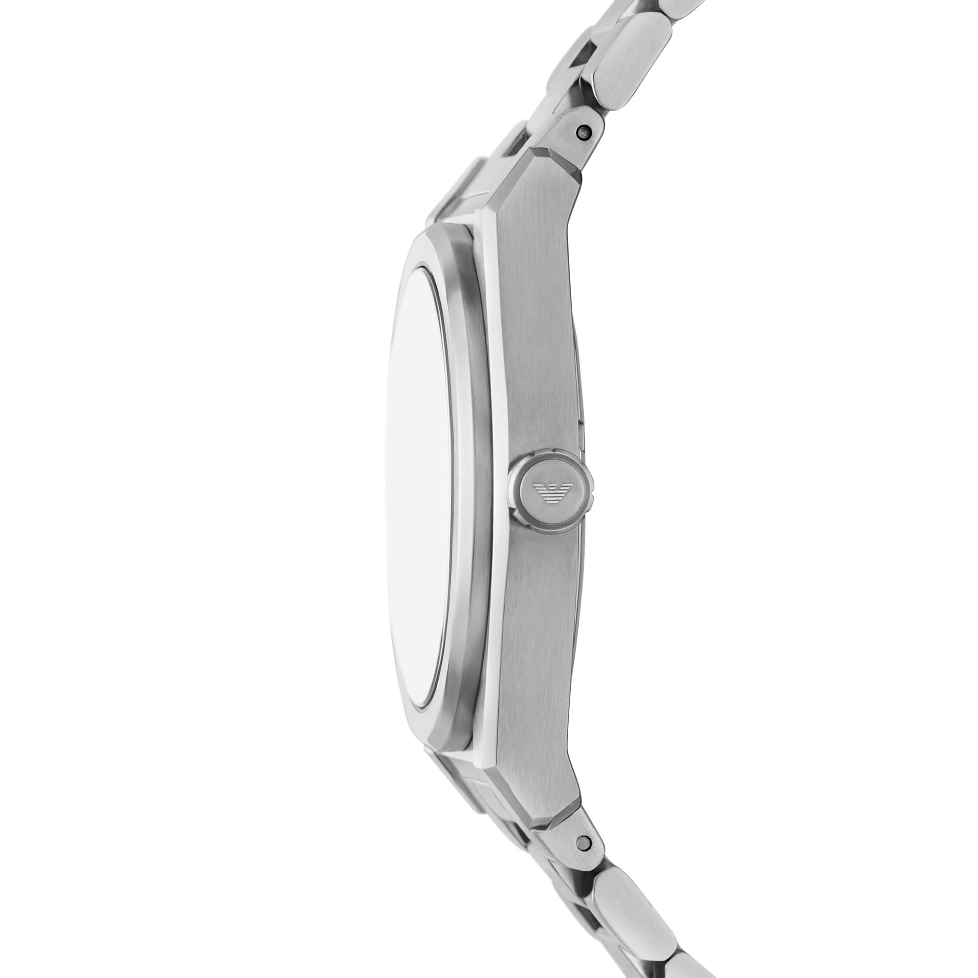 Emporio Armani Federico 41mm Grün Zifferblatt Stahl Herren Quarz Uhr AR11621