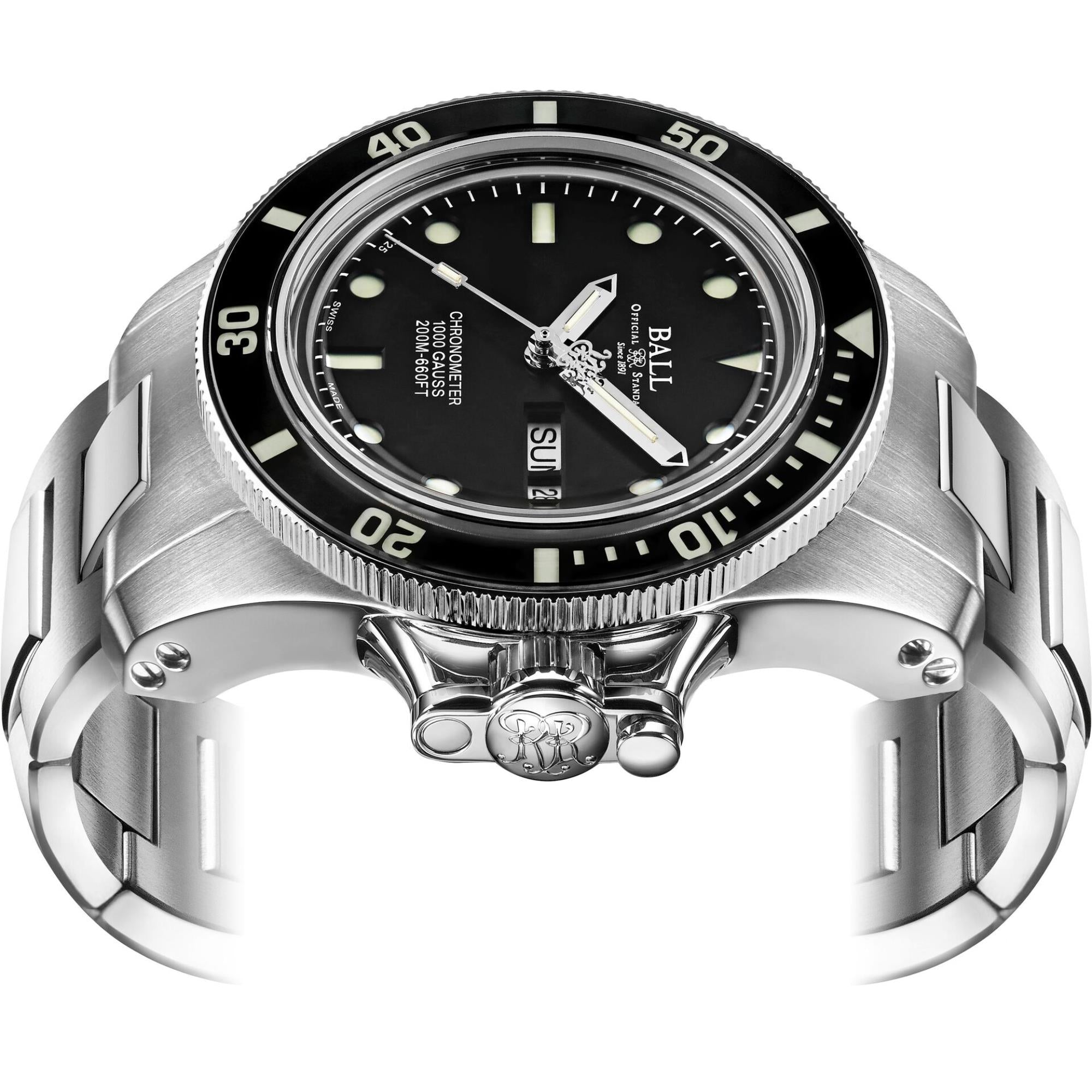BALL Engineer Hydrocarbon Original Black Dial Stainless Steel Men’s Watch DM2118B-SCJ-BK - WatchNation