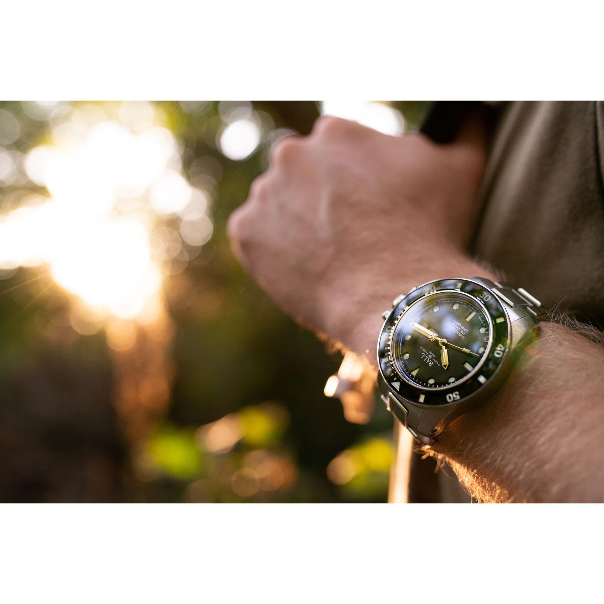 BALL Engineer Hydrocarbon Original Black Dial Stainless Steel Men’s Watch DM2118B-SCJ-BK - WatchNation
