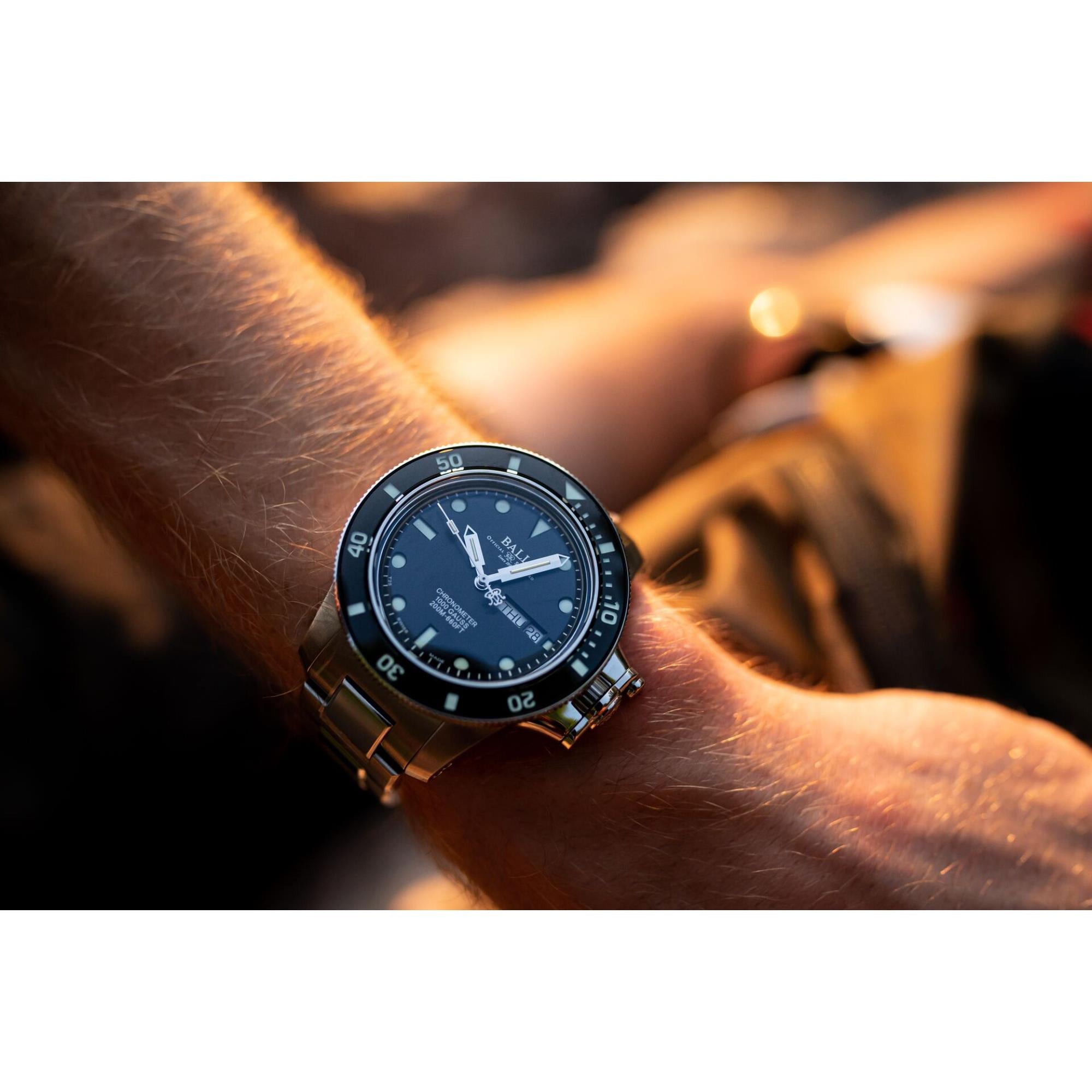 BALL Engineer Hydrocarbon Original Black Dial Stainless Steel Men’s Watch DM2118B-SCJ-BK - WatchNation