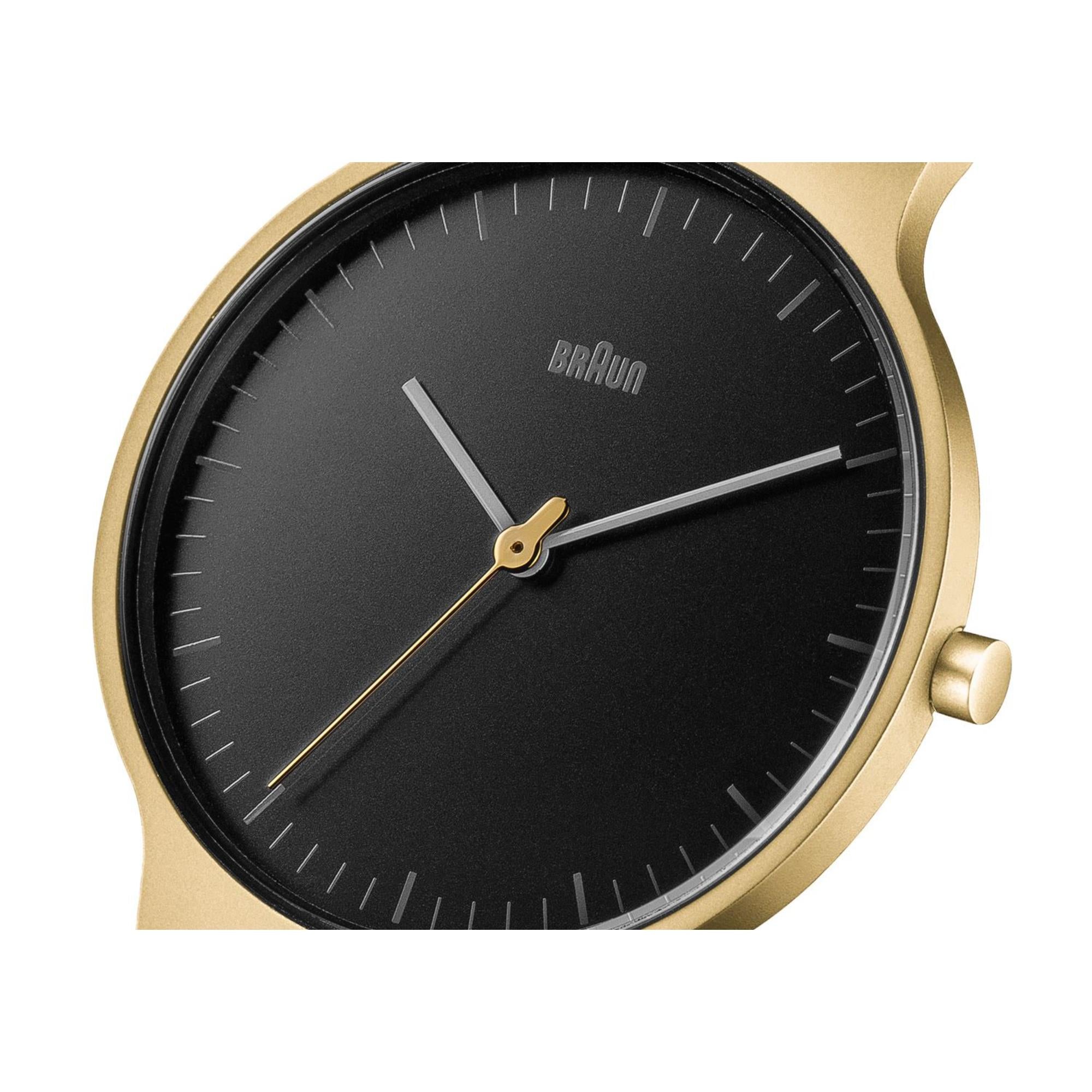 Braun Classic Slim Gold and Black Watch BN0211BKGDMHG