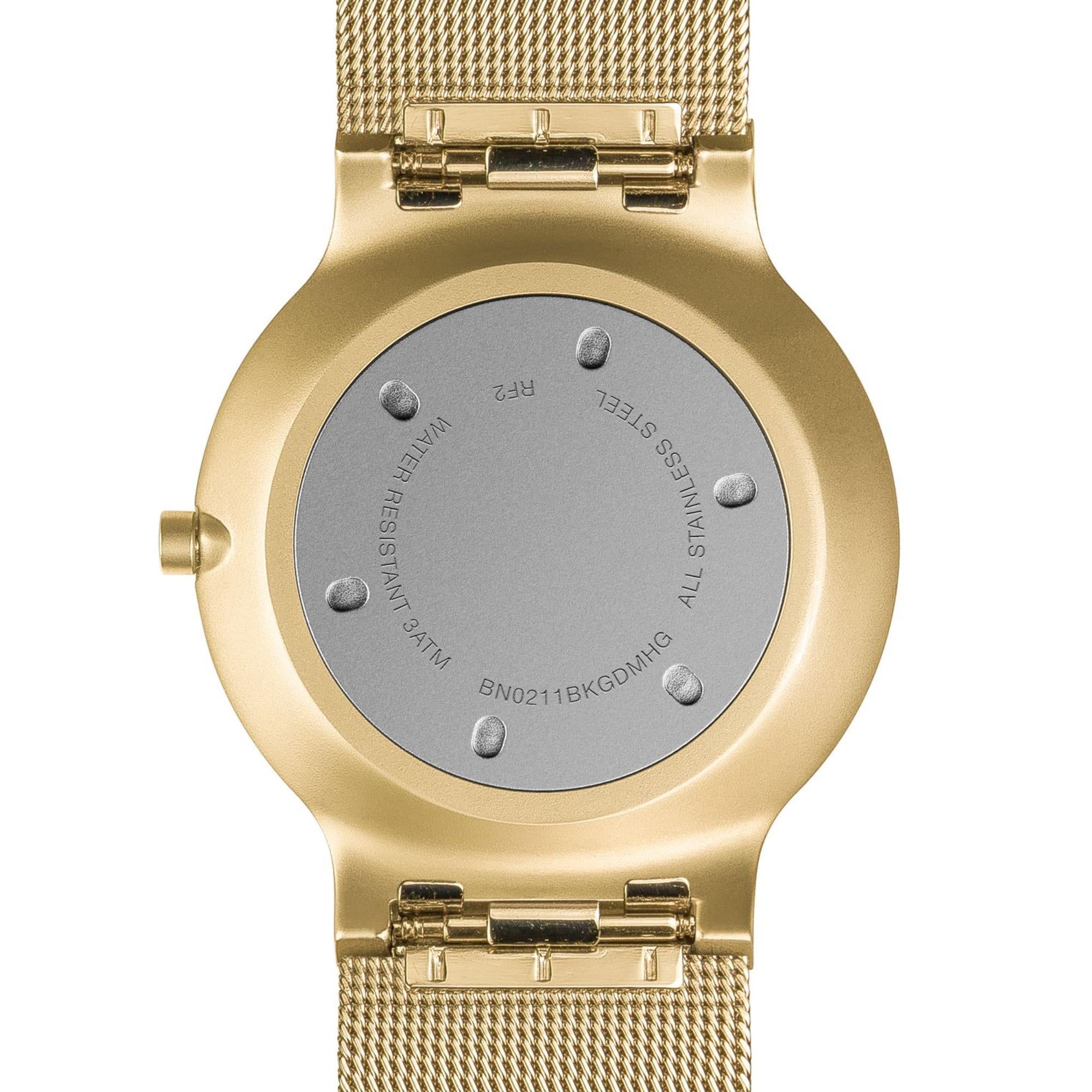 Braun Classic Slim Gold and Black Watch BN0211BKGDMHG