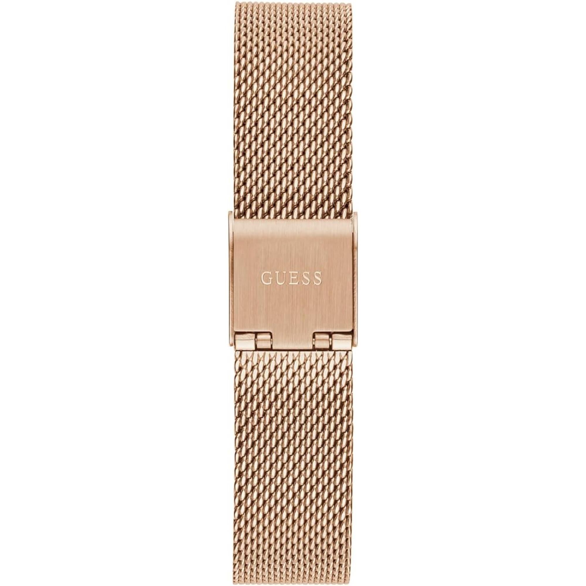 Guess Women's Rose Gold Crystal Tone Watch GW0550L3