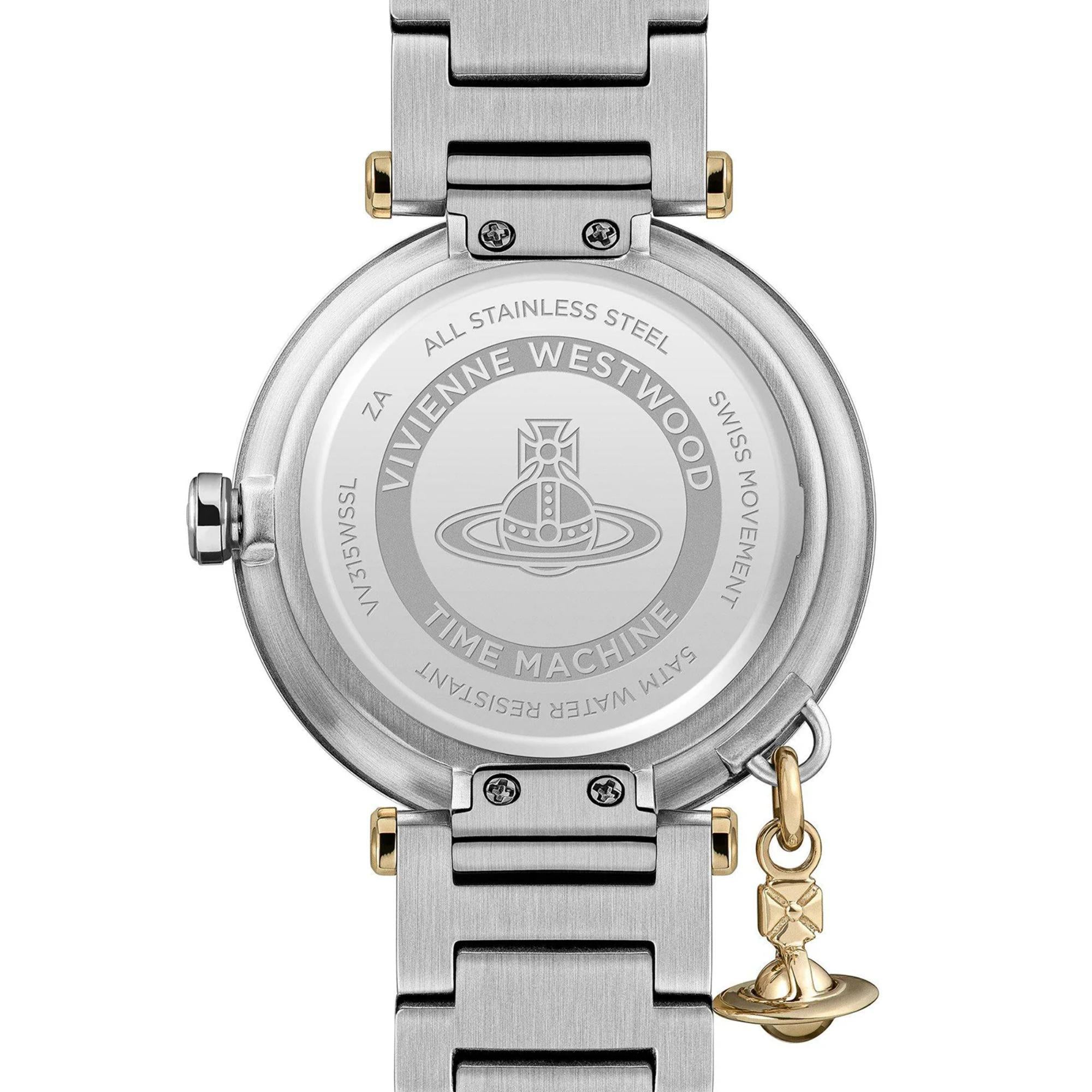 Vivienne Westwood Orb Logomania Silver Dial Women's Watch VV315WSSL
