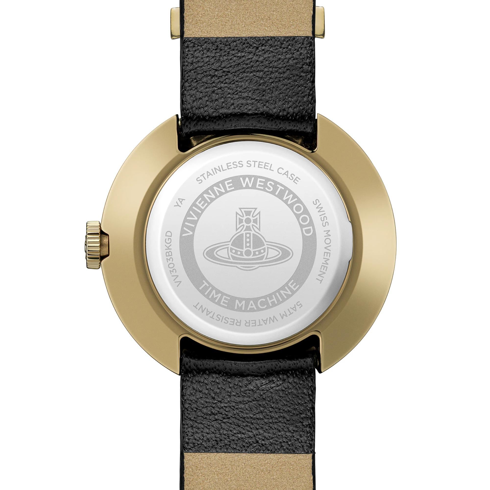 Vivienne Westwood Rebel Gold Dial Women's Watch VV303BKGD