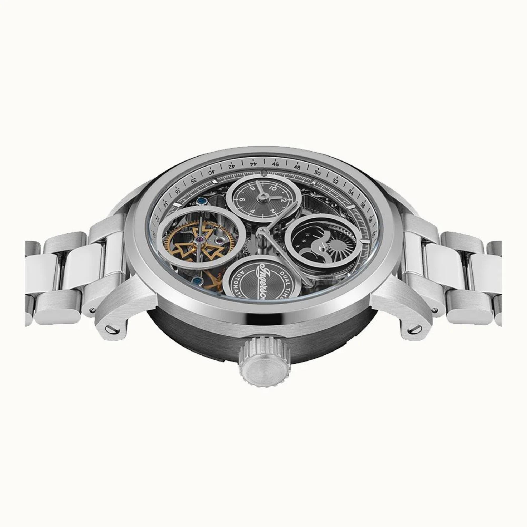 Ingersoll 1892 The Arc Automatic Silver Dial Steel Strap Men’s Watch I16002