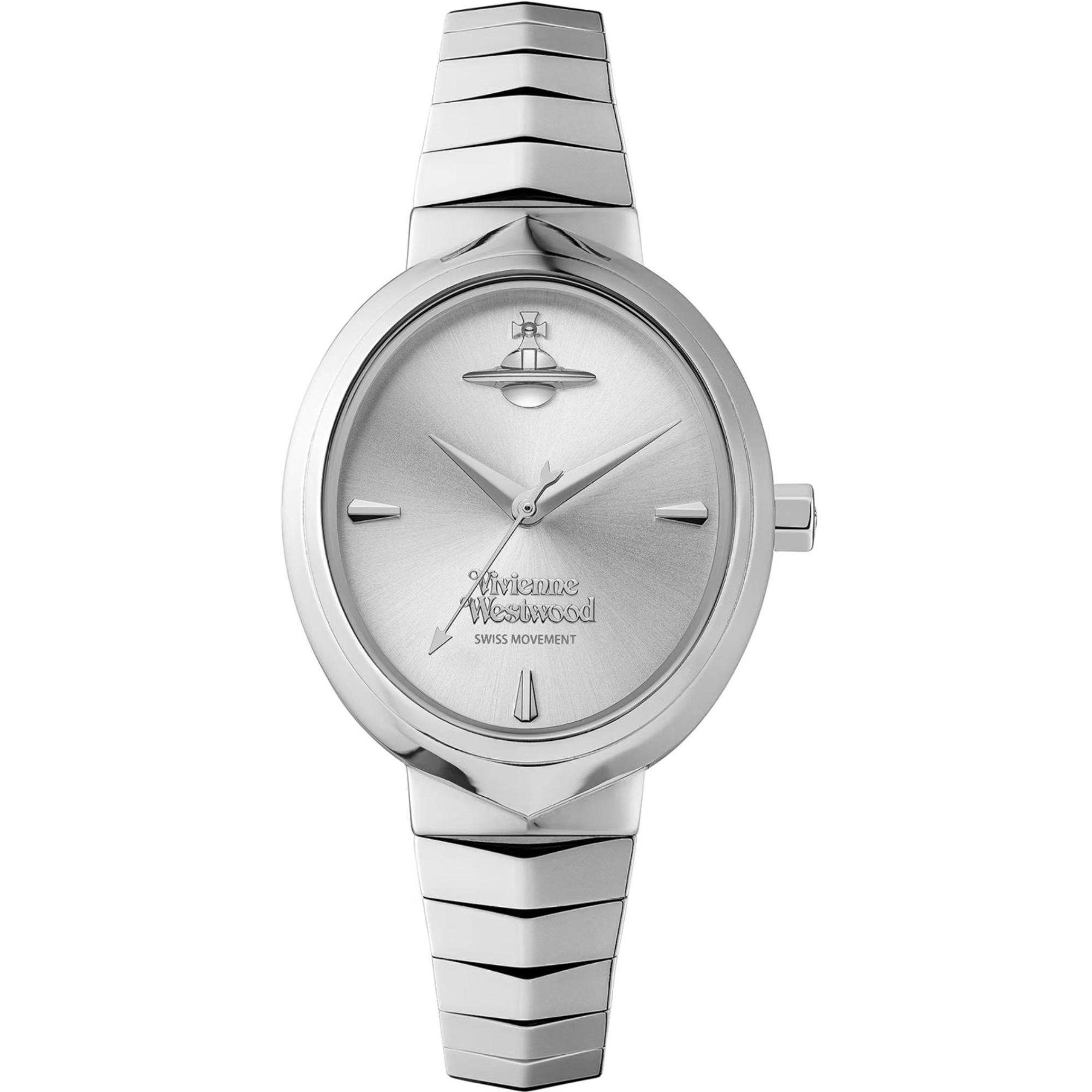 Vivienne Westwood Armour Silbernes Zifferblatt Damen Uhr VV314SLSL