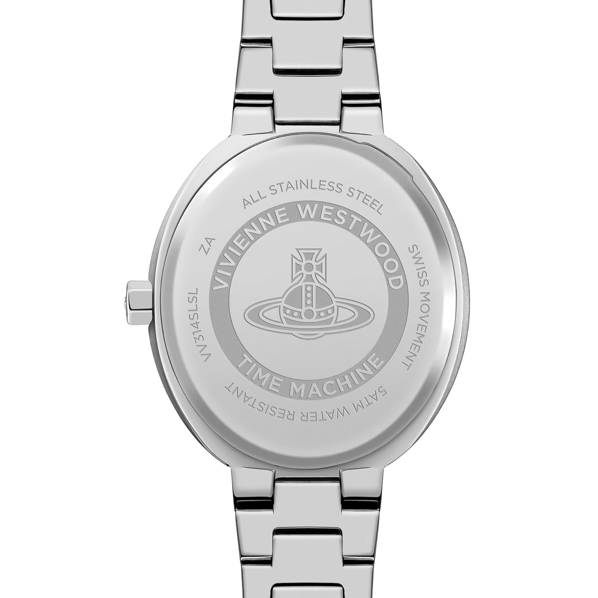 Vivienne Westwood Armour Silbernes Zifferblatt Damen Uhr VV314SLSL
