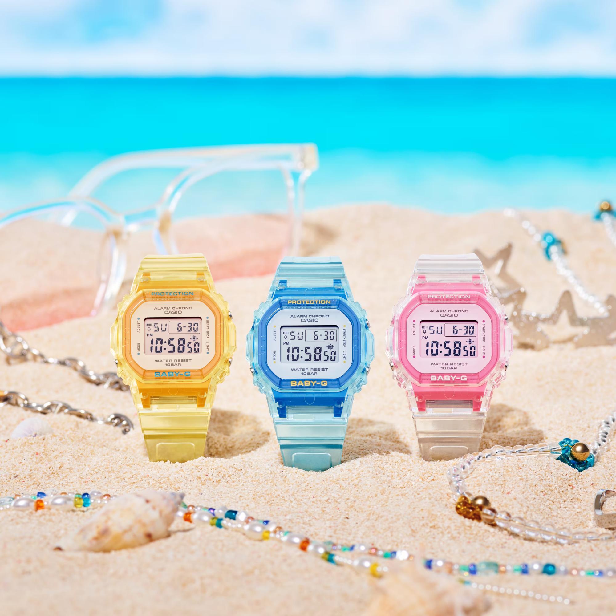 Casio G-Shock Baby-G Summer Jelly Digital Resin Strap Watch BGD-565SJ-7ER
