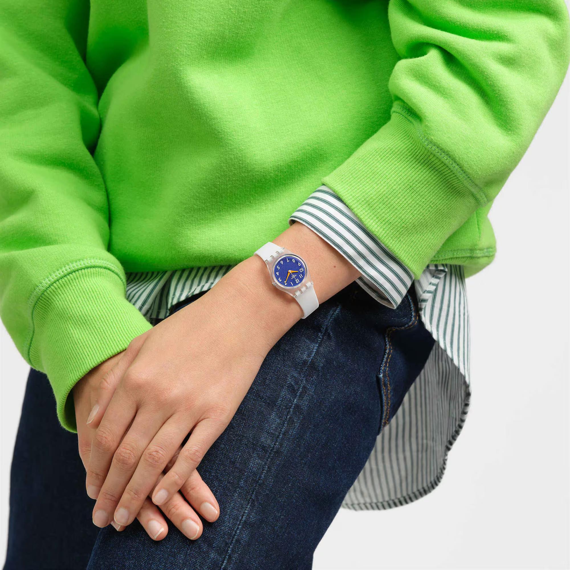 Swatch The Gold Within You Blue Dial Watch LE108