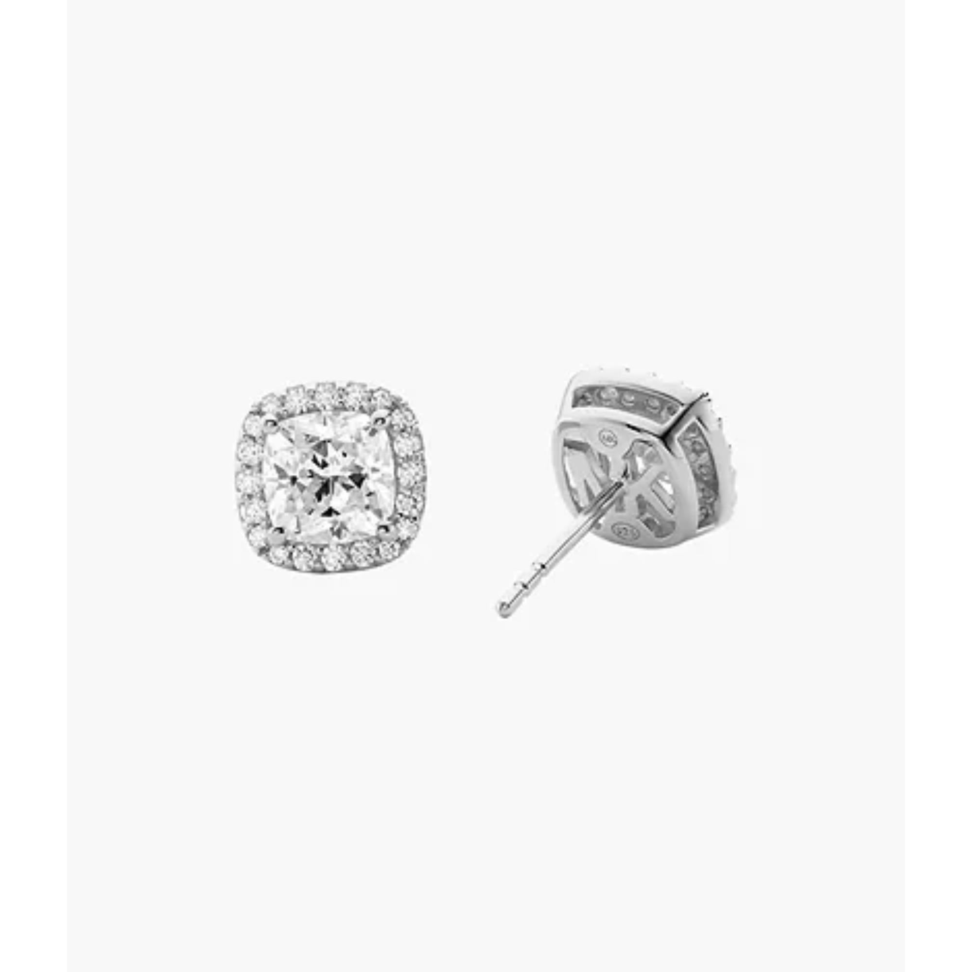 Michael Kors Brilliance Sterlingsilber Kissen-Cut Ohrstecker Damen MKC1405AN040