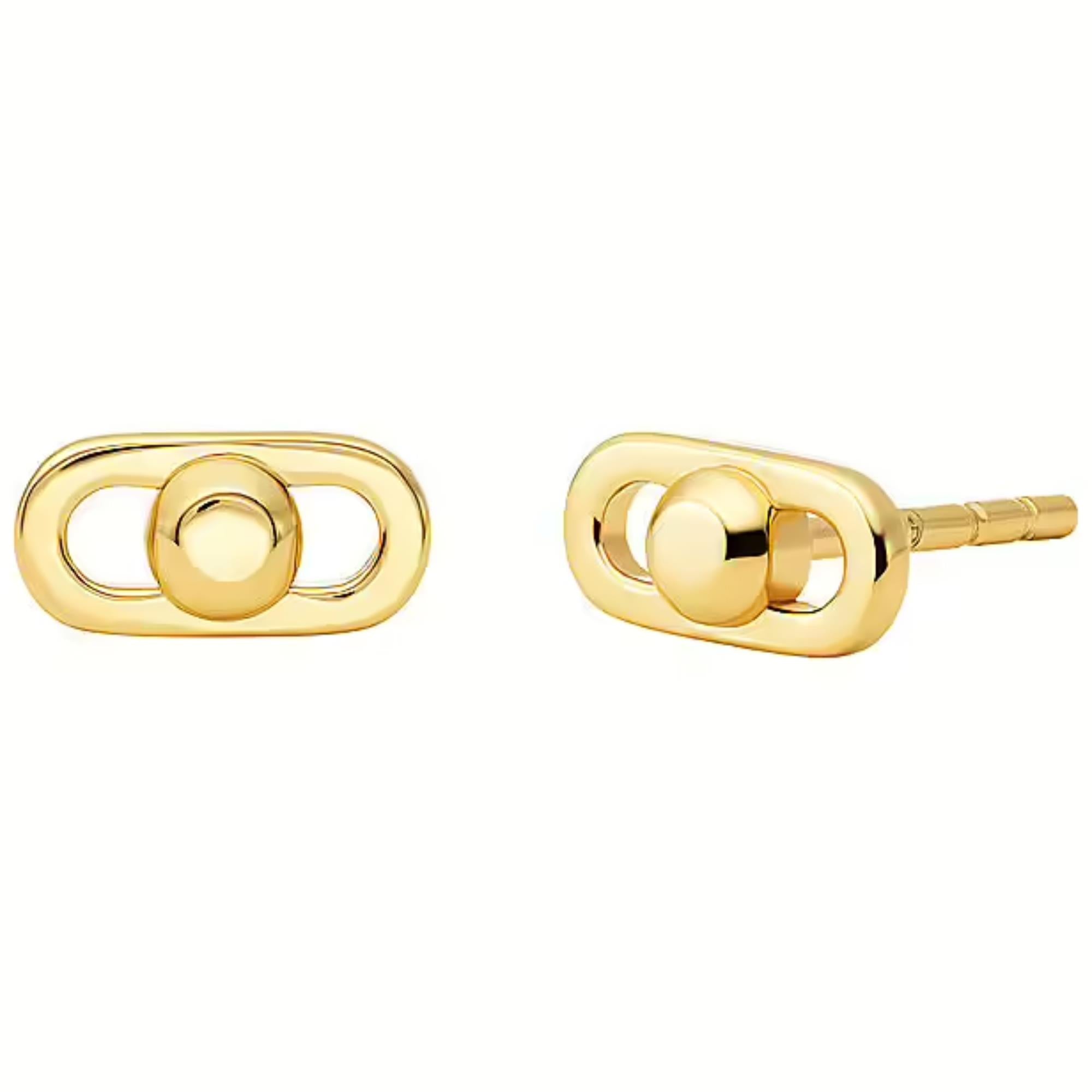 Michael Kors 14K Gold-Plated Women's Earrings MKC173900710