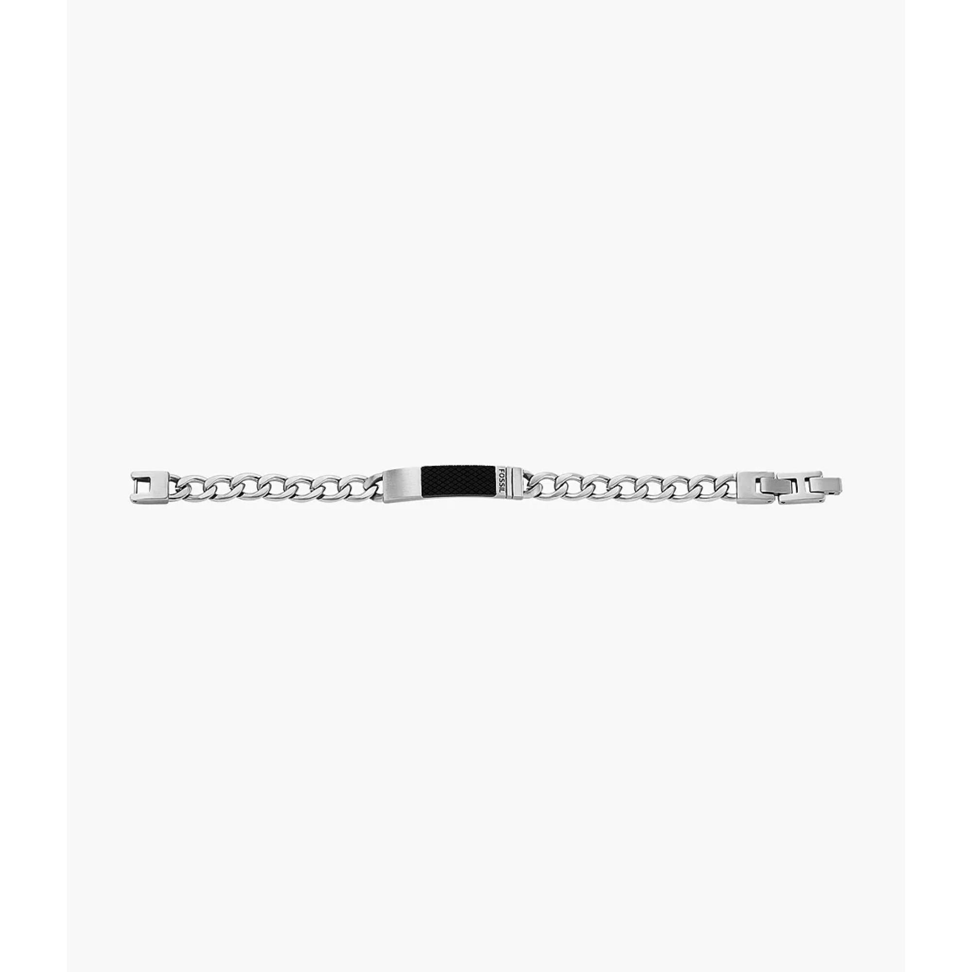 Fossil Textured Plaque Men's Bracelet JF04411040