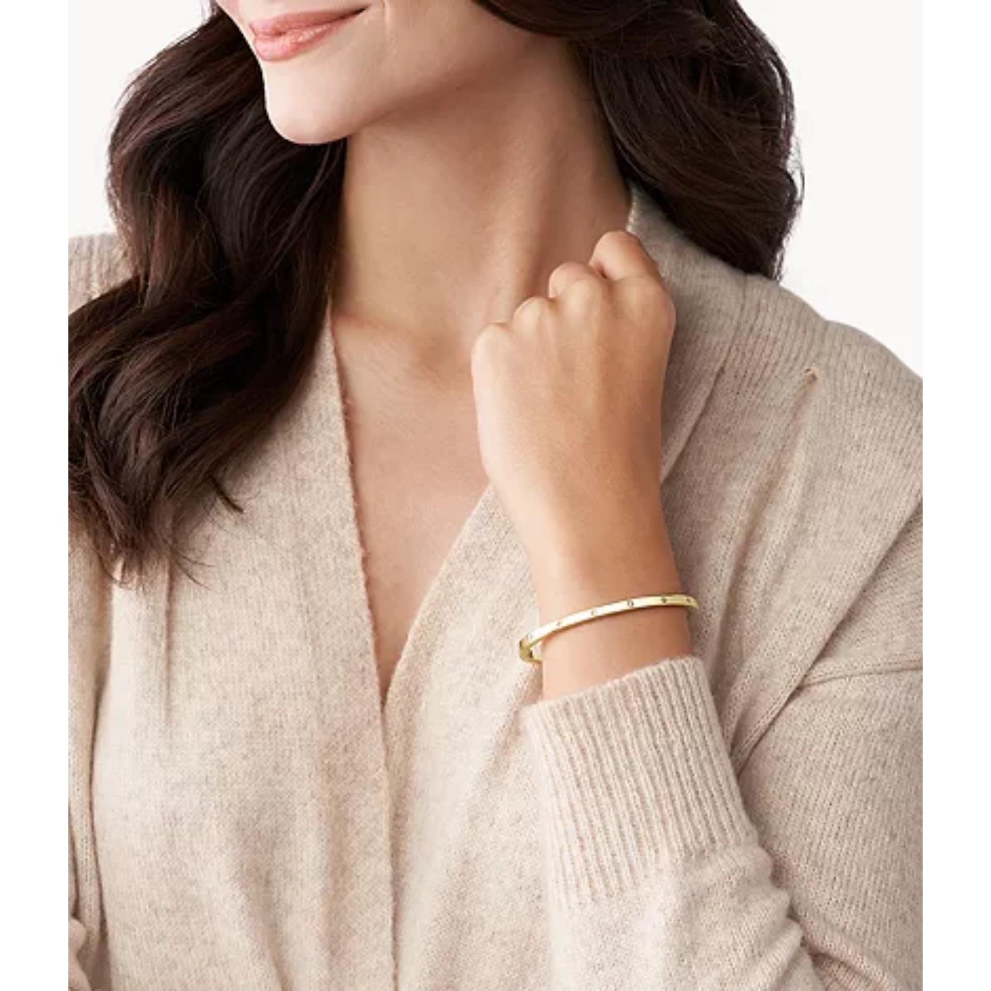 Fossil Sadie Shine Bright Cuff Women's Bracelet JF03872710