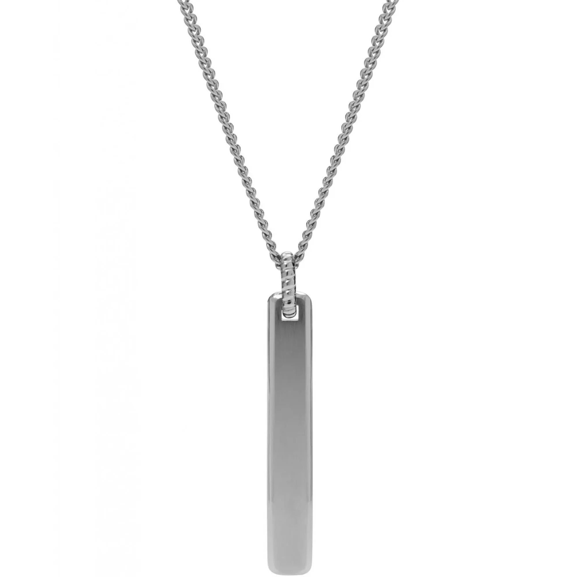 Fossil Vintage Casual Stainless Steel Men's Necklace JF03988040