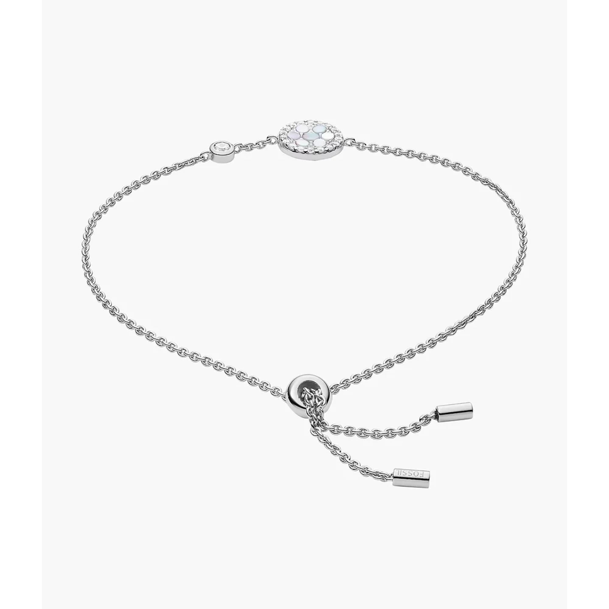 Fossil Sterling Mother-of-Pearl Women's Bracelet JFS00519040