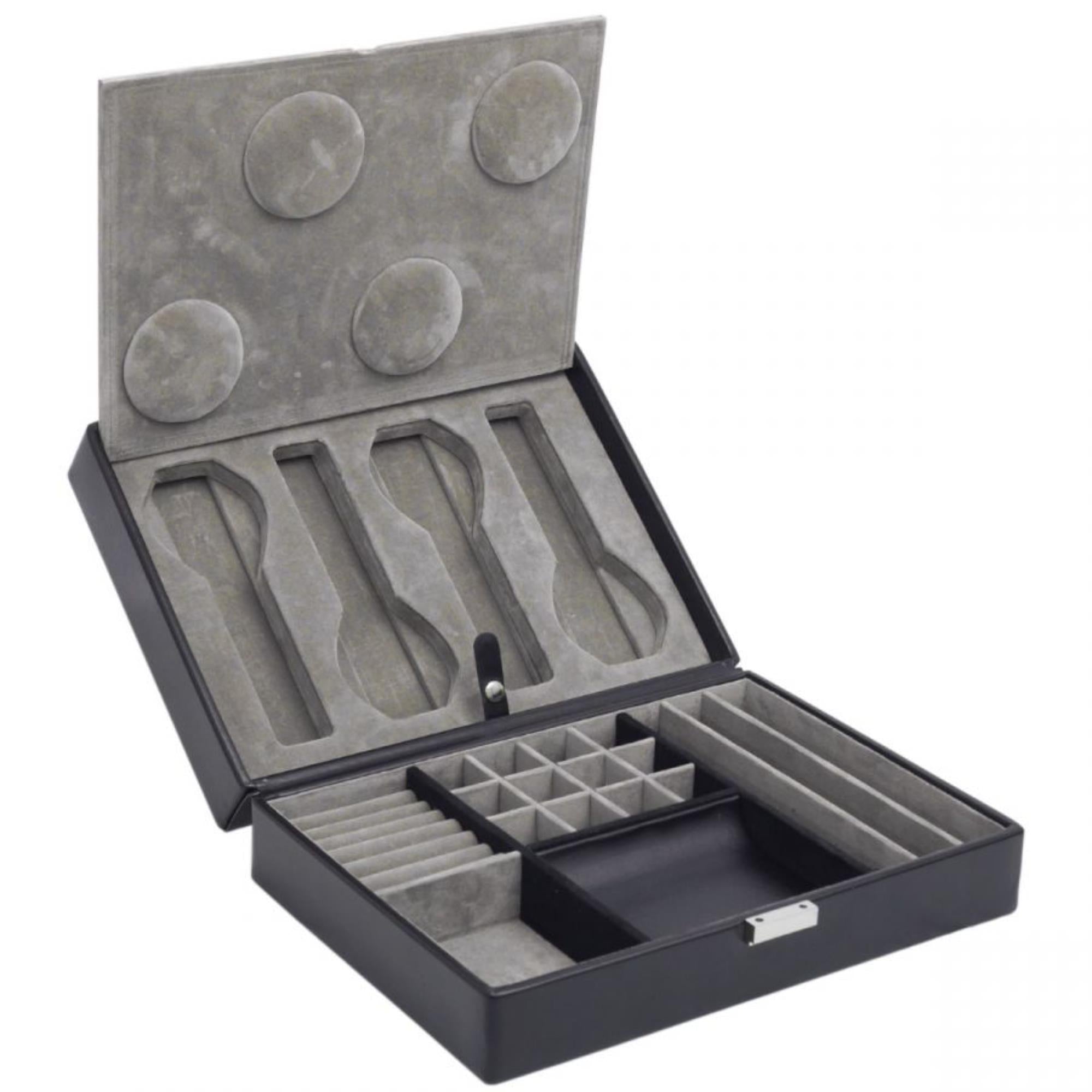 WOLF Heritage 4-teiliges Uhrenetui mit Valet 99505