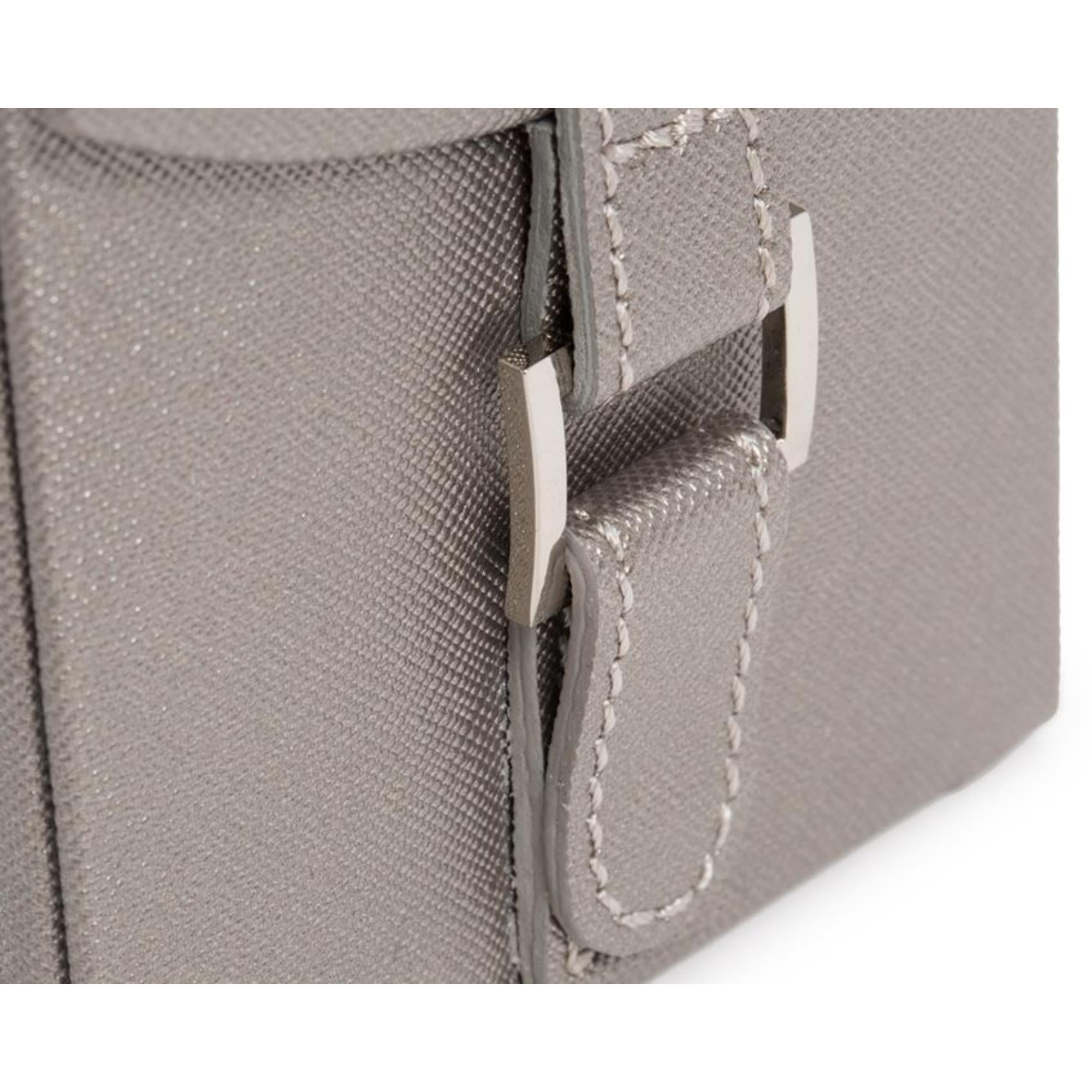 WOLF Heritage Klapp-Juwelenbox Tan Leder 281234