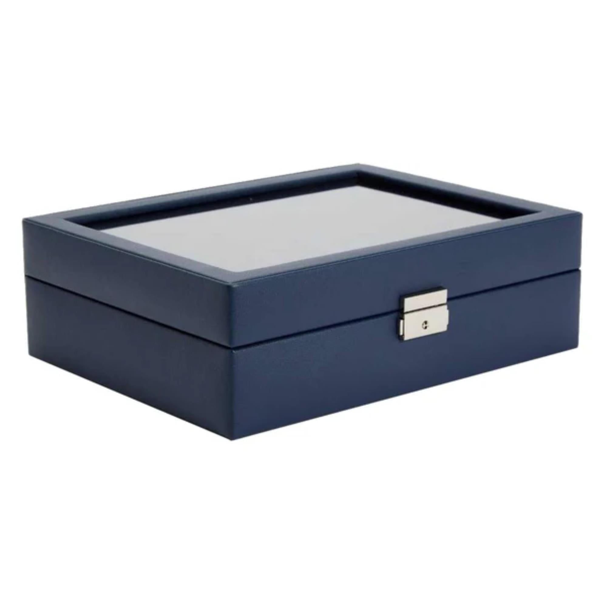 WOLF Heritage 10-teilige Uhrenbox Marine 995217