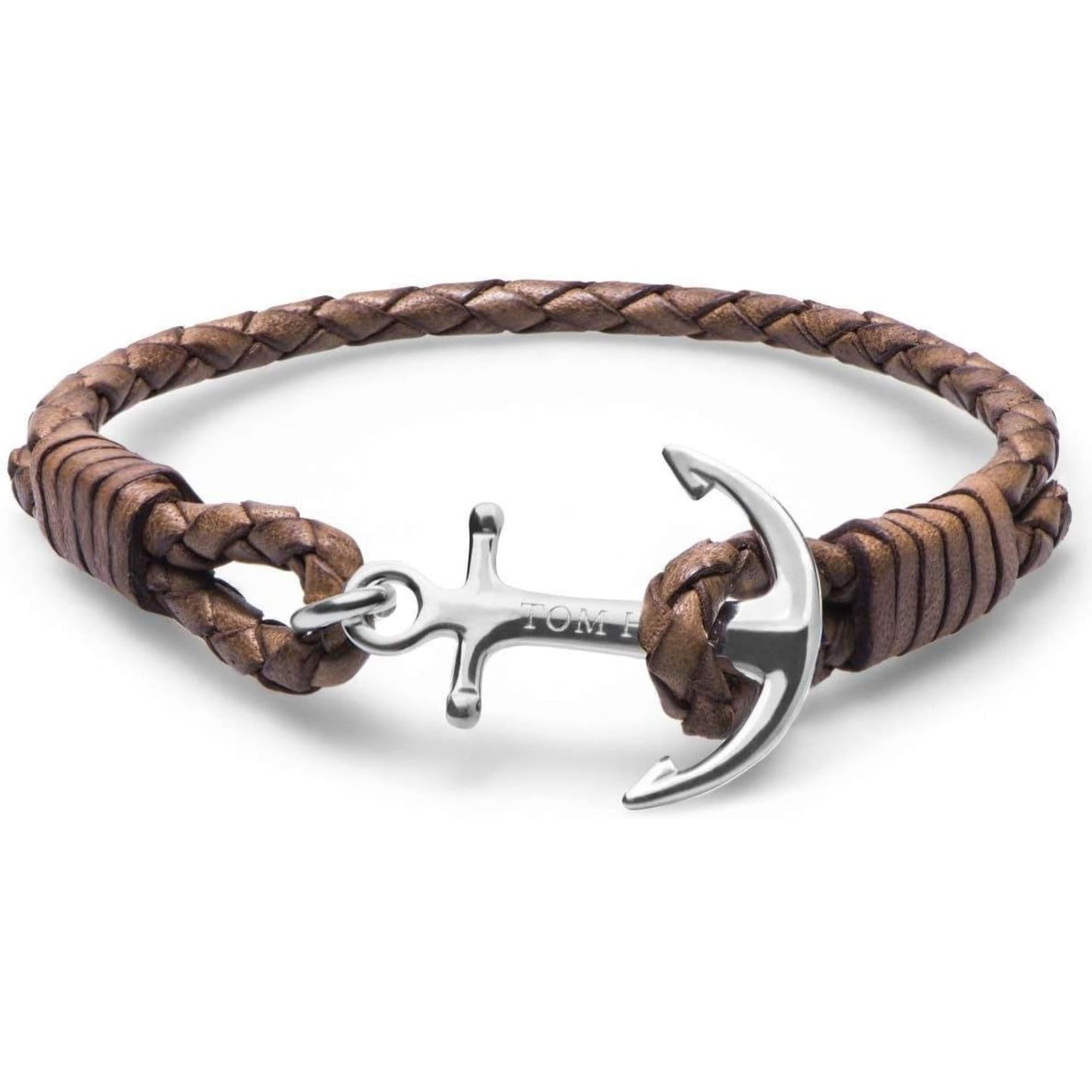 Tom Hope Cognac Braun Herren Ankerarmband TM0221