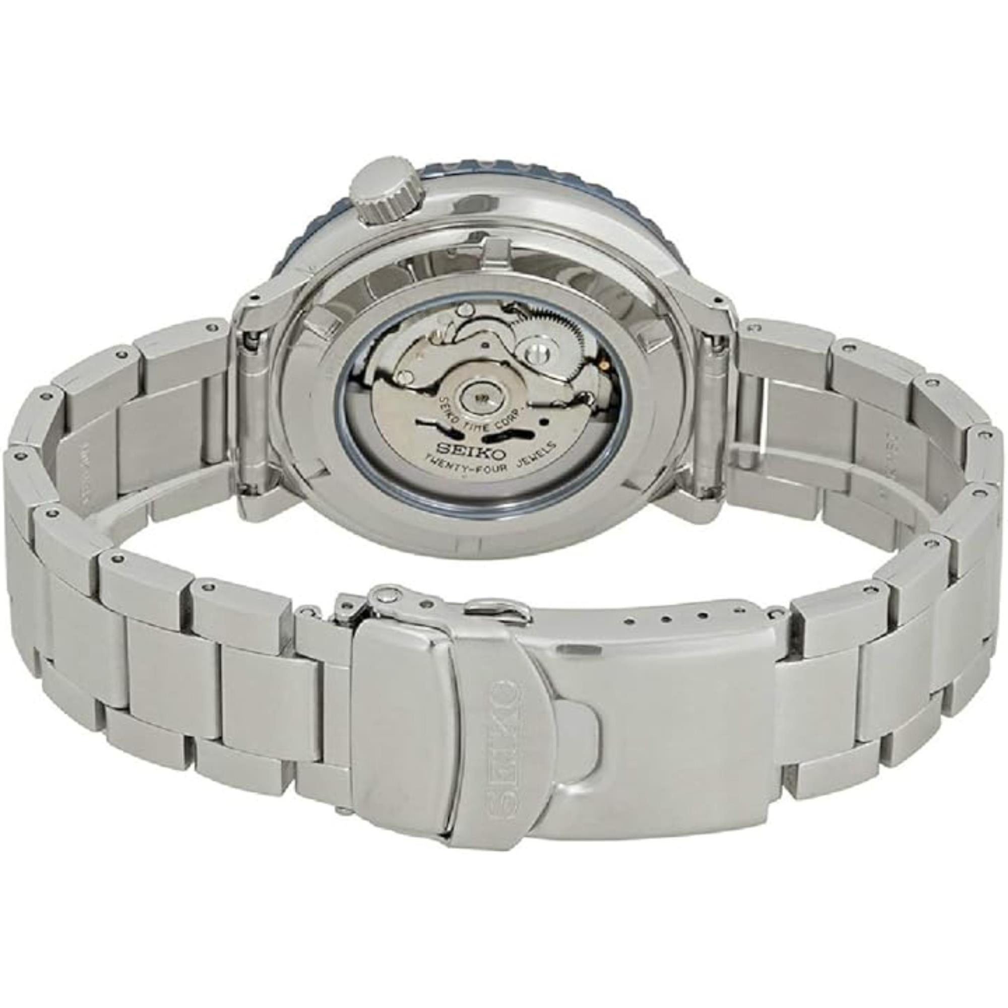 Seiko 5 Sports Bottle Cap Automatic Black/Blue Dial Men’s Watch SRPC63K