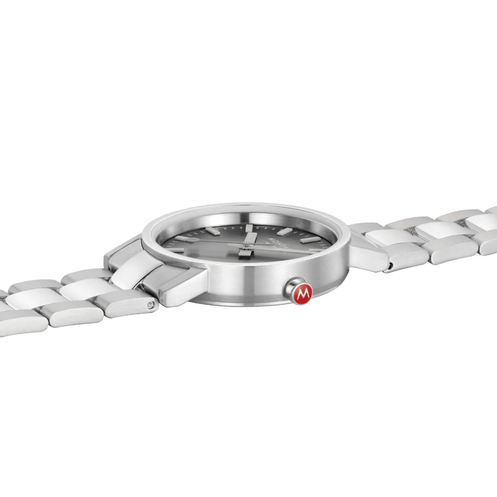Mondaine Classic Cool Grey Dial Women's Watch A658.30323.80SBJ