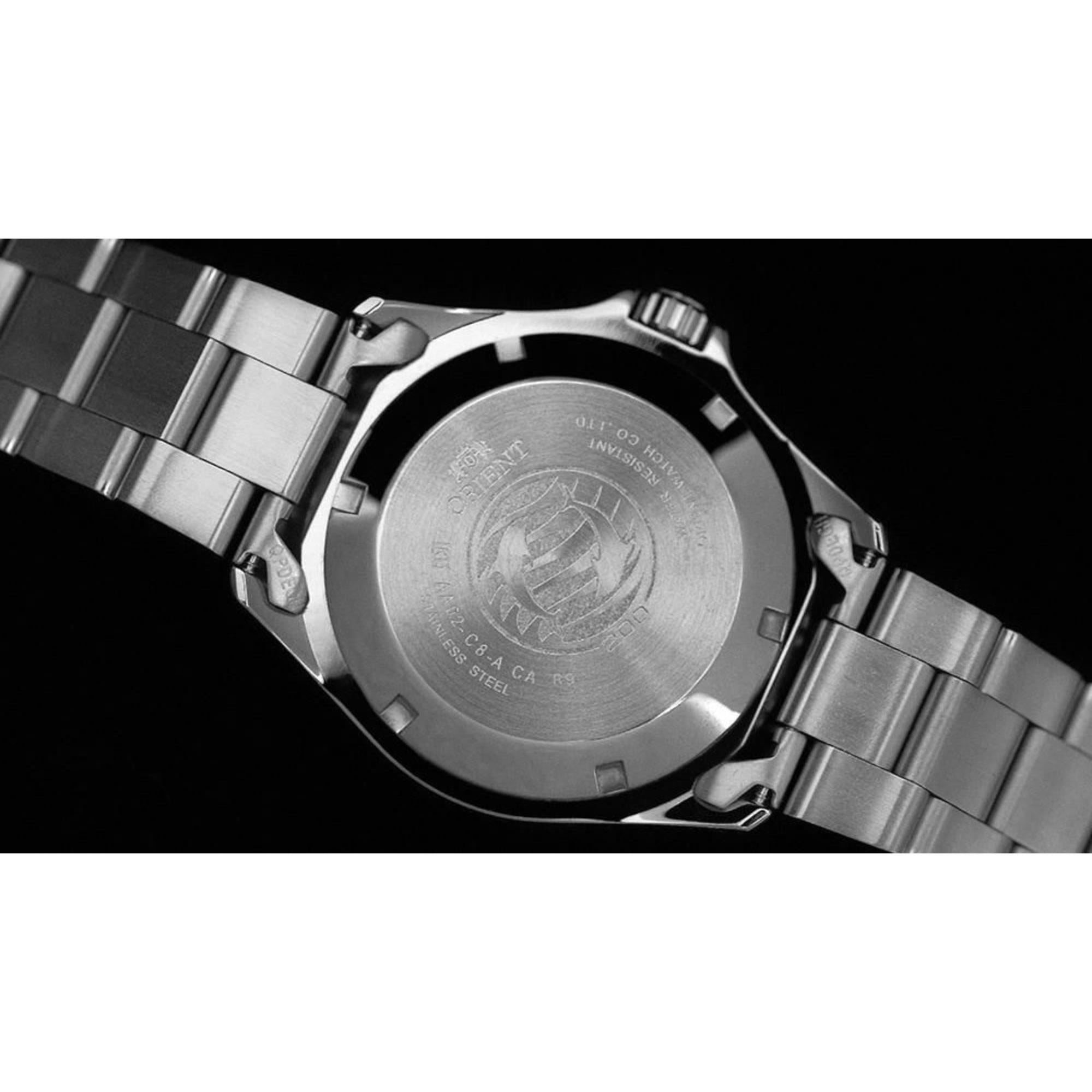 Orient Mako 41.5mm Black Dial Steel Mens Automatic Watch TAA02004B9